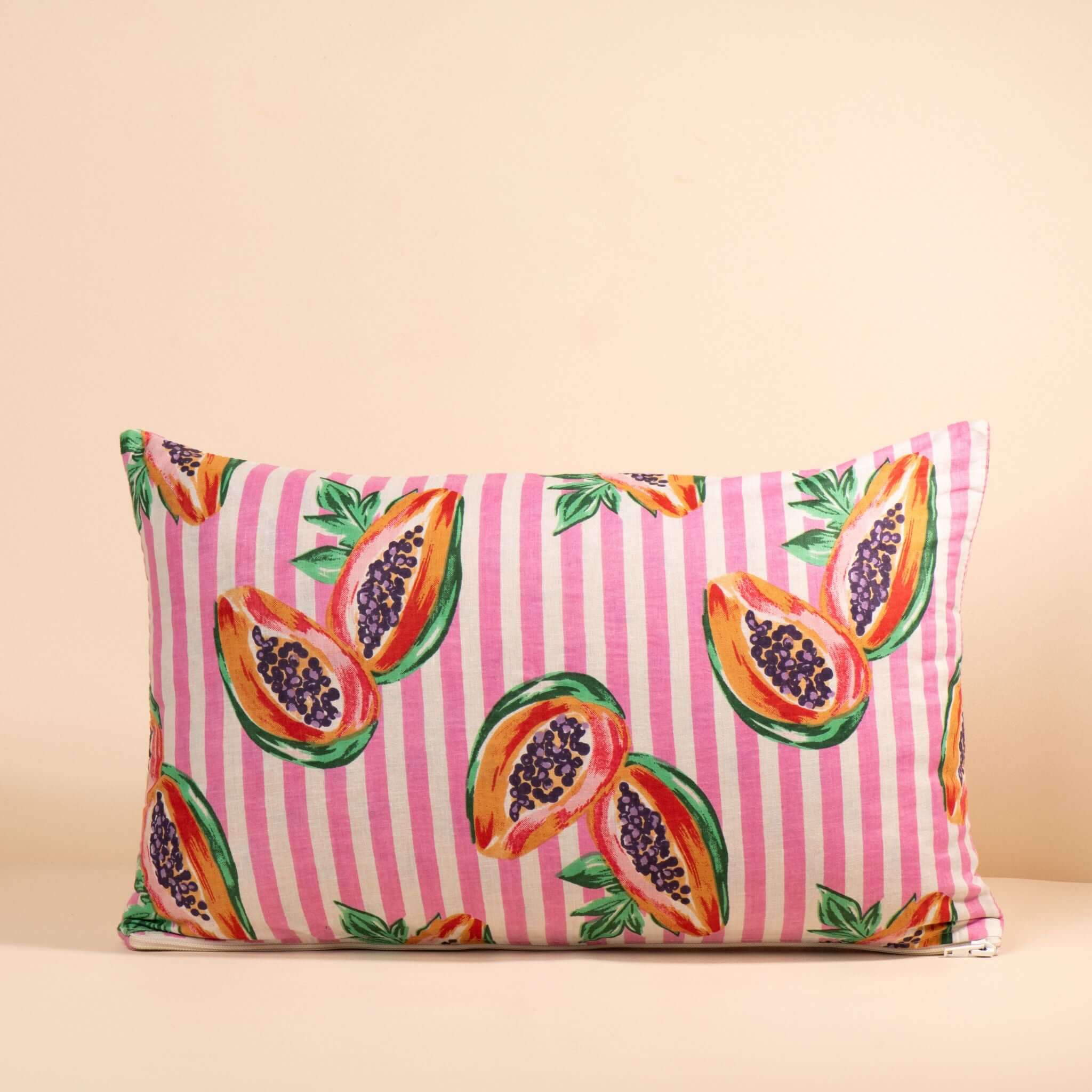 Housse De Coussin Indira 50X30Cm - Papaya - Image 2