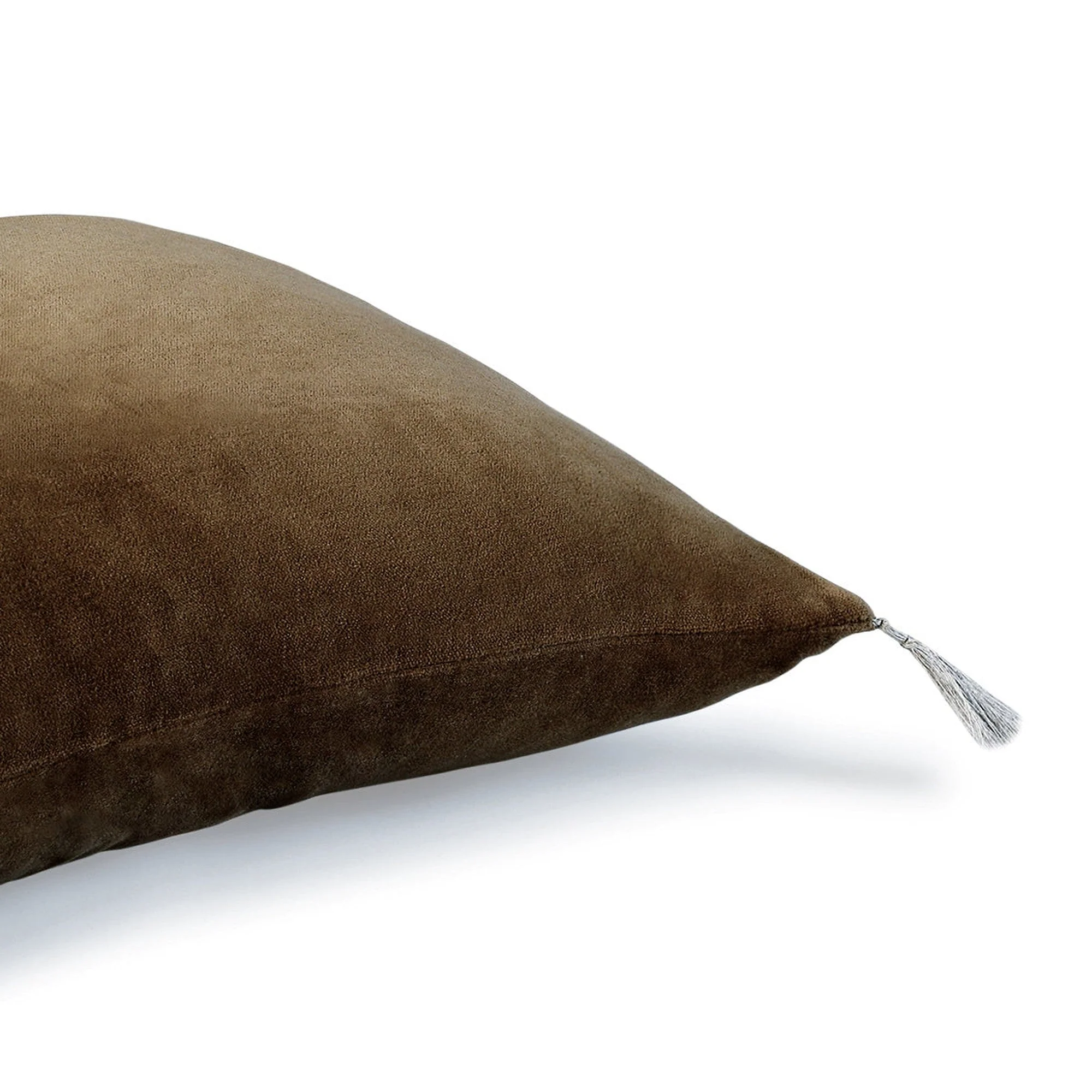 Housse De Coussin - Velours De Coton - Brun Chêne - Danube - Image 5