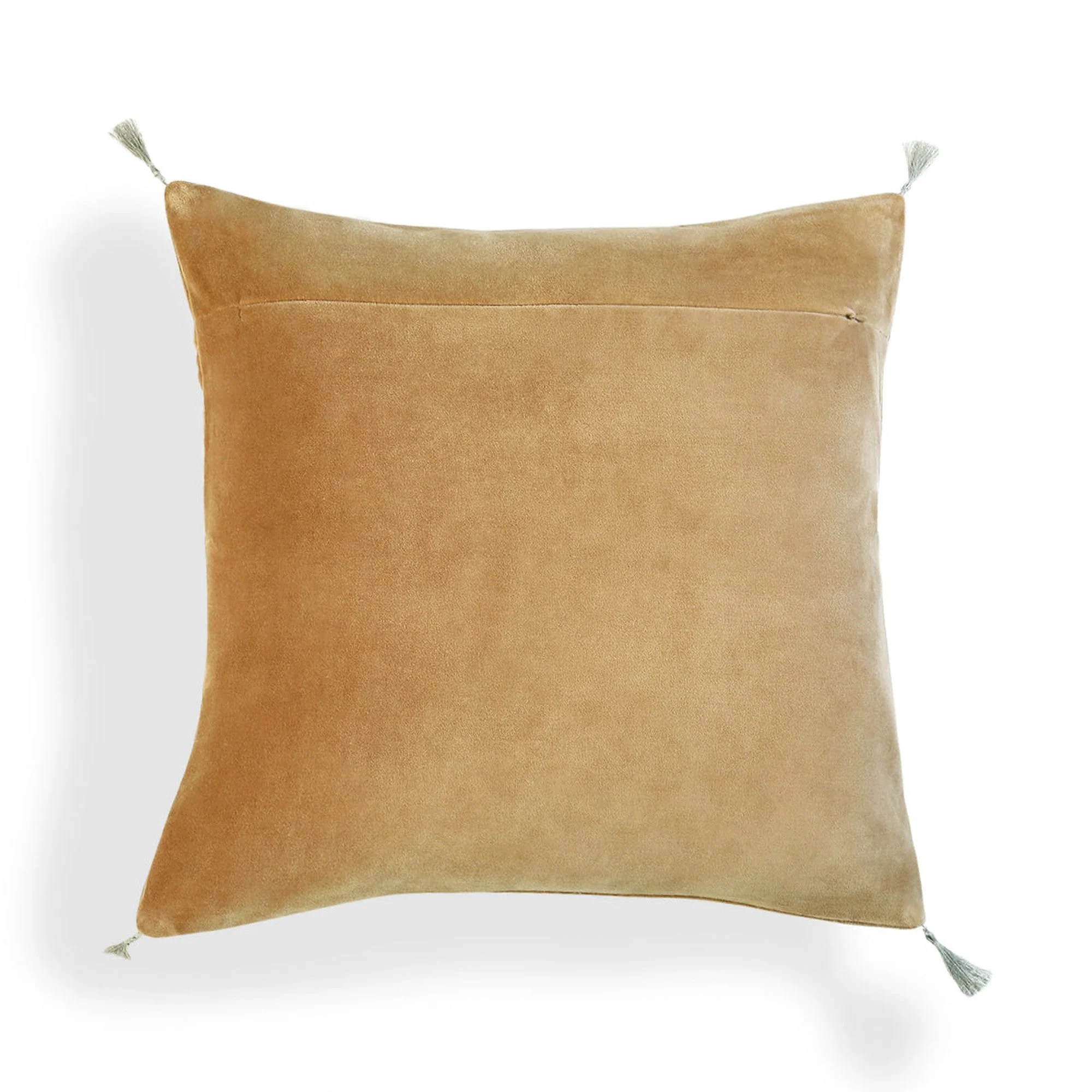 Housse De Coussin - Velours De Coton - Camel - Danube - Image 4
