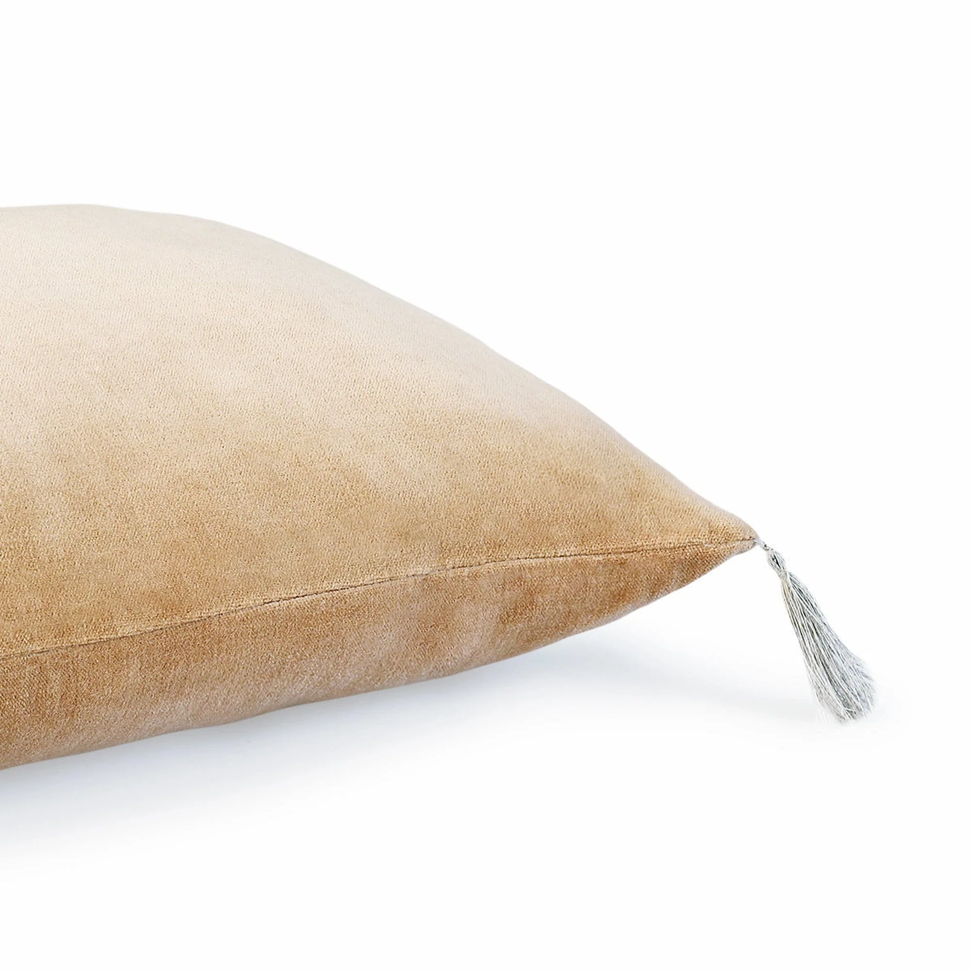 Housse De Coussin - Velours De Coton - Camel - Danube - Image 5