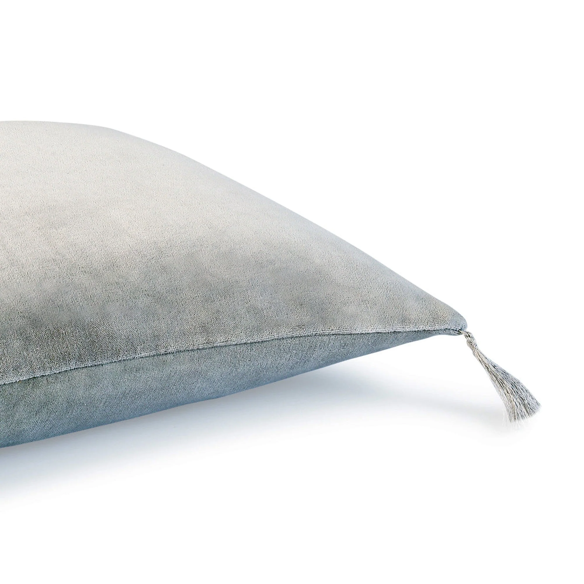Housse De Coussin - Velours De Coton - Vert De Gris - Danube - Image 4