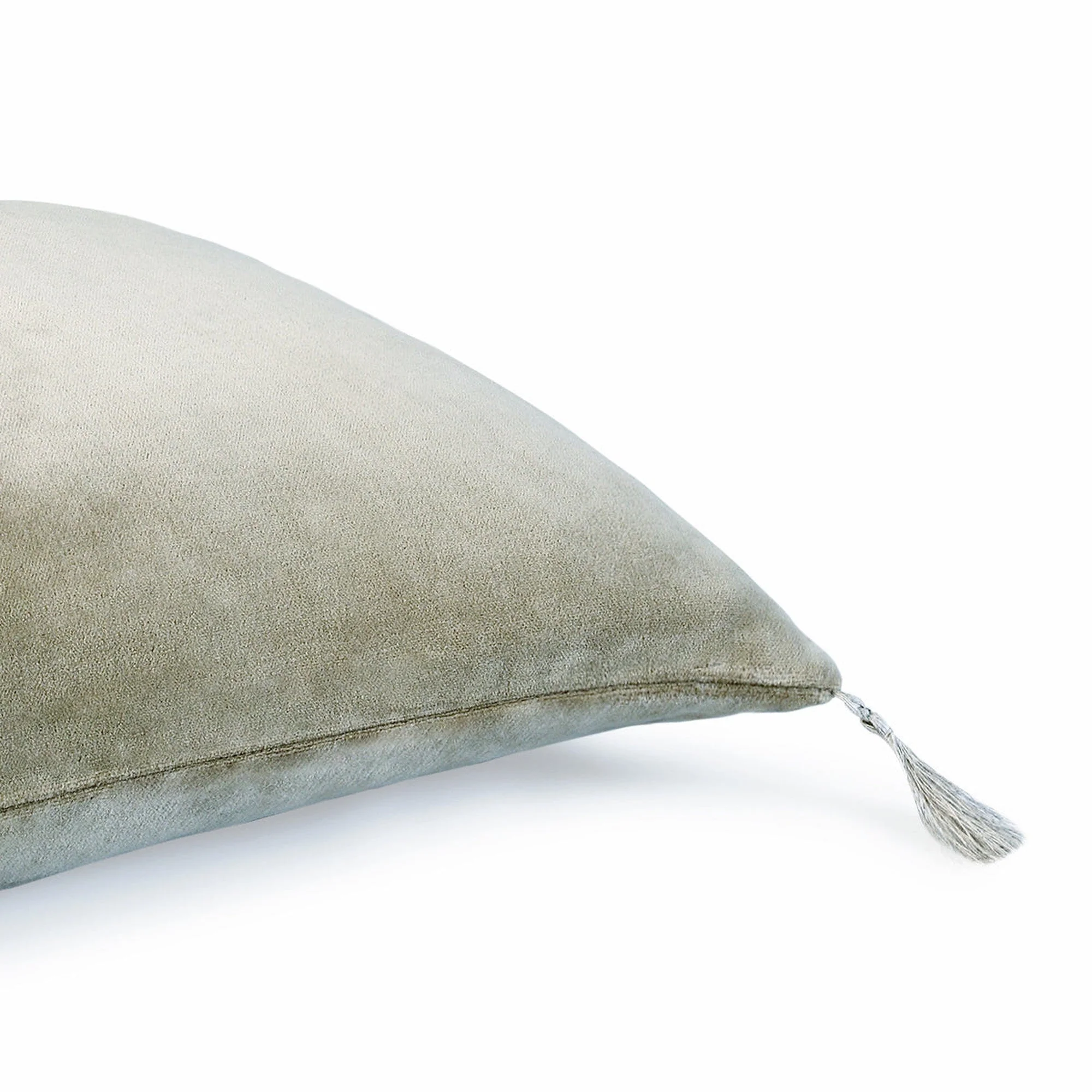 Housse De Coussin - Velours De Coton - Vert Kaki - Danube - Image 4