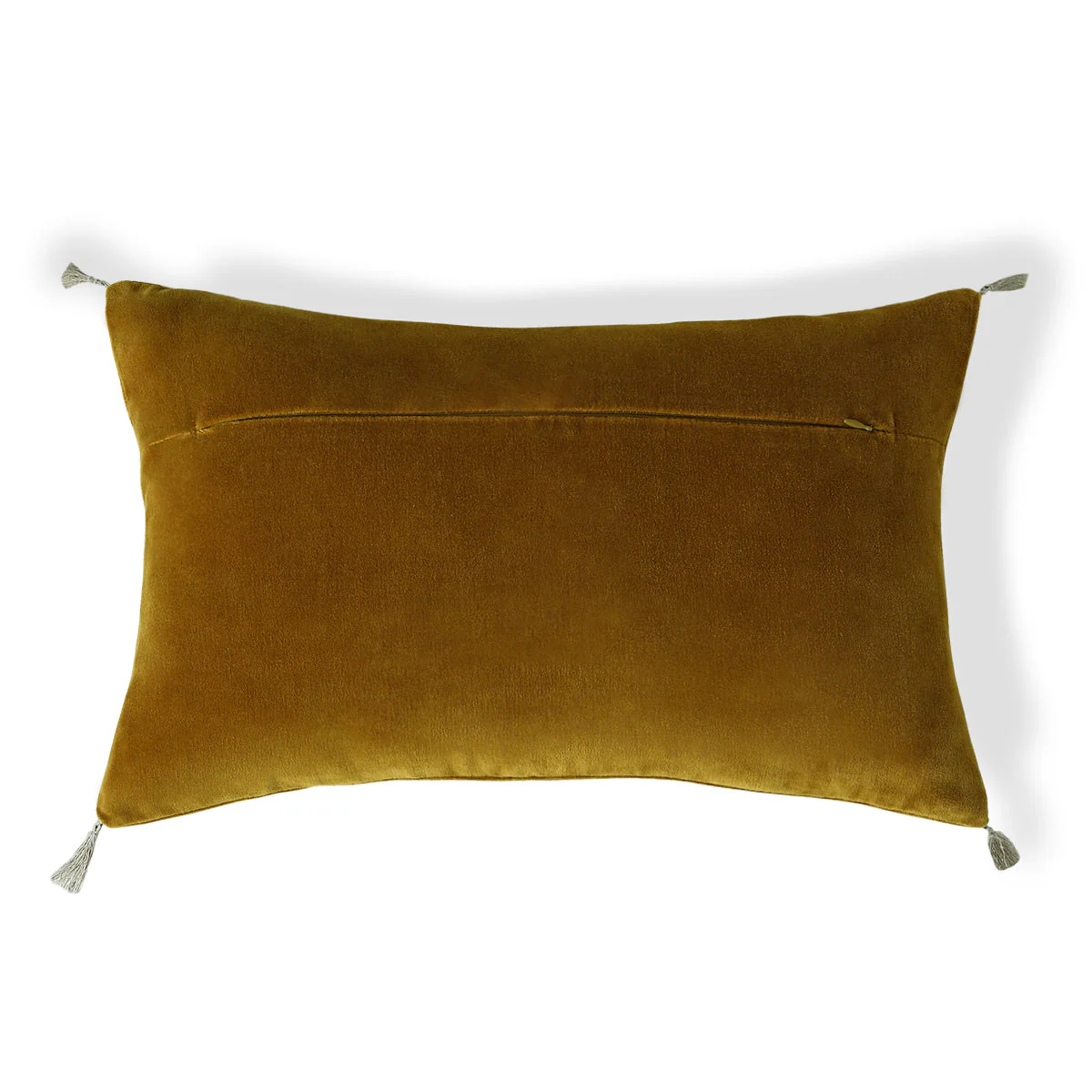 Housse De Coussin - Velours De Coton - Brun Tabac - Danube - Image 3