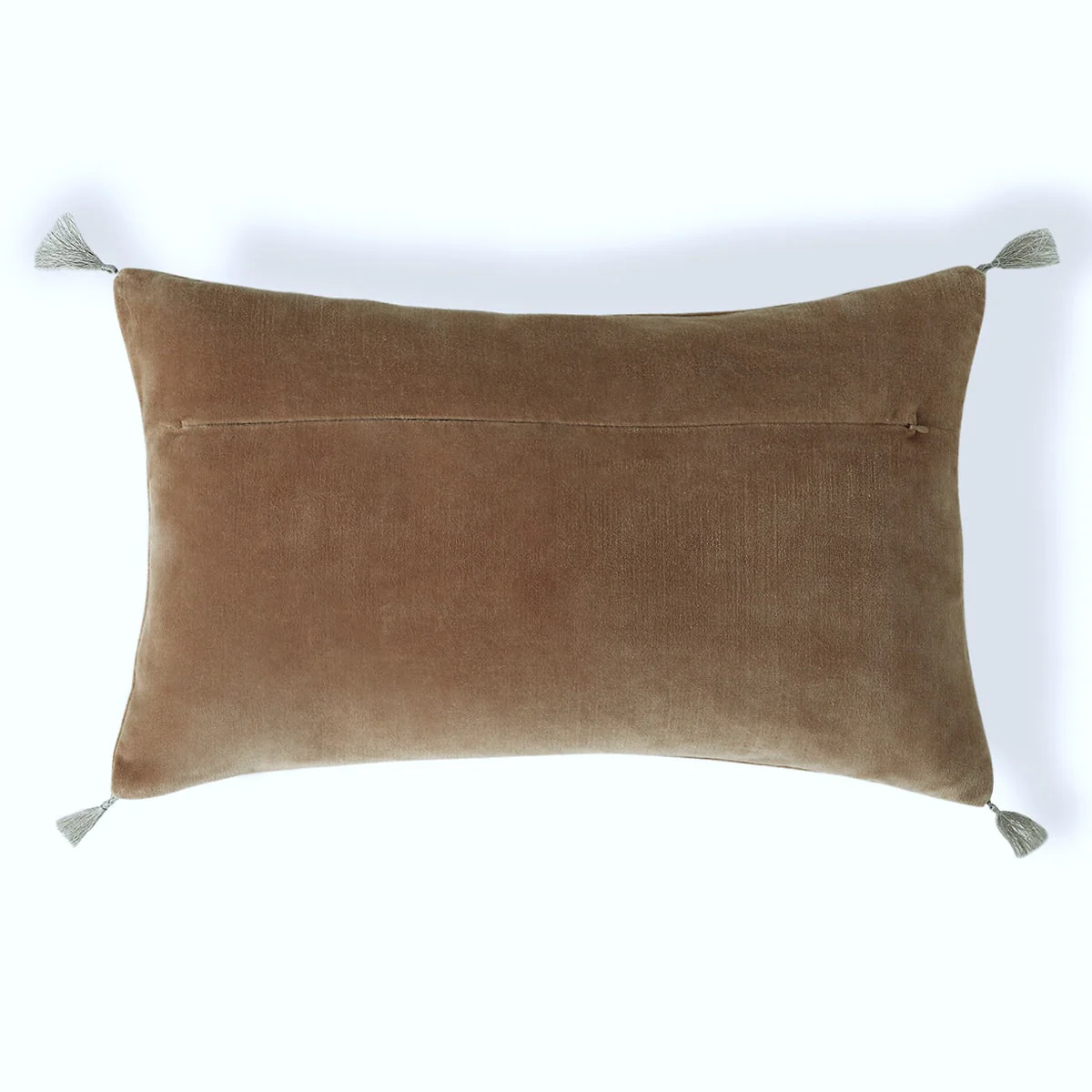 Housse De Coussin - Velours De Coton - Camel - Danube - Image 3