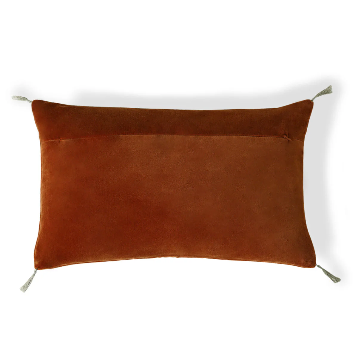 Housse De Coussin - Velours De Coton - Terracotta - Danube - Image 3