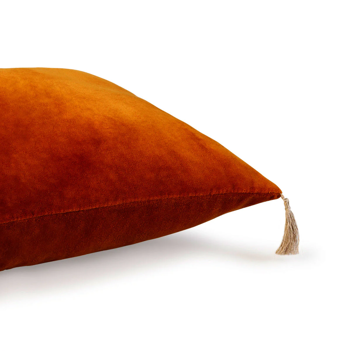 Housse De Coussin - Velours De Coton - Terracotta - Danube - Image 6