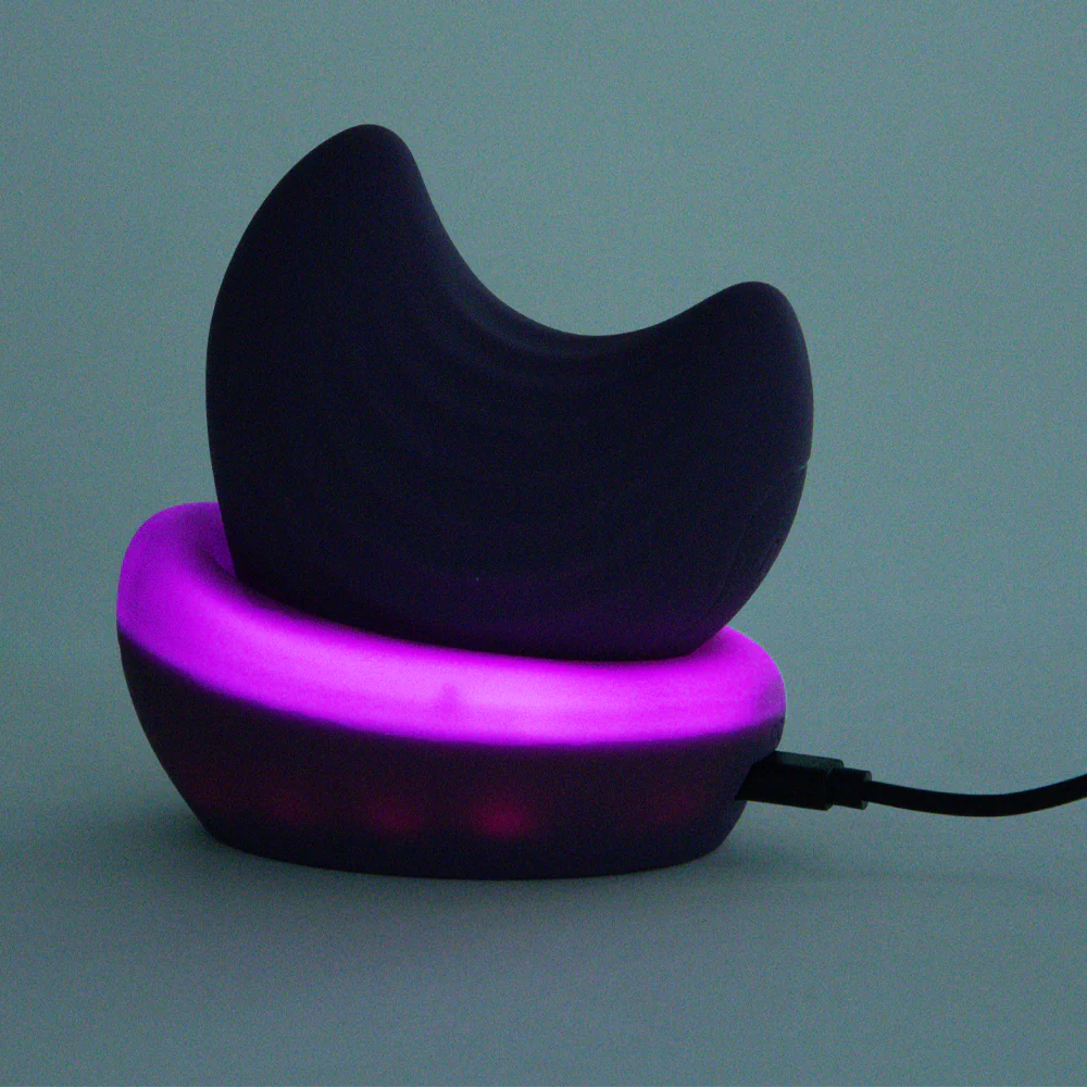 Moon Stimulateur 2-En-1 De Hyyo - Violet - Image 2