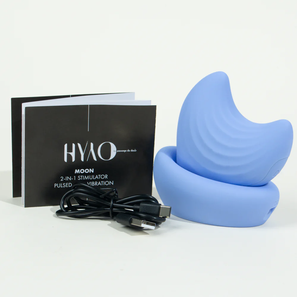 Moon Stimulateur 2-En-1 De Hyyo - Bleu - Image 7