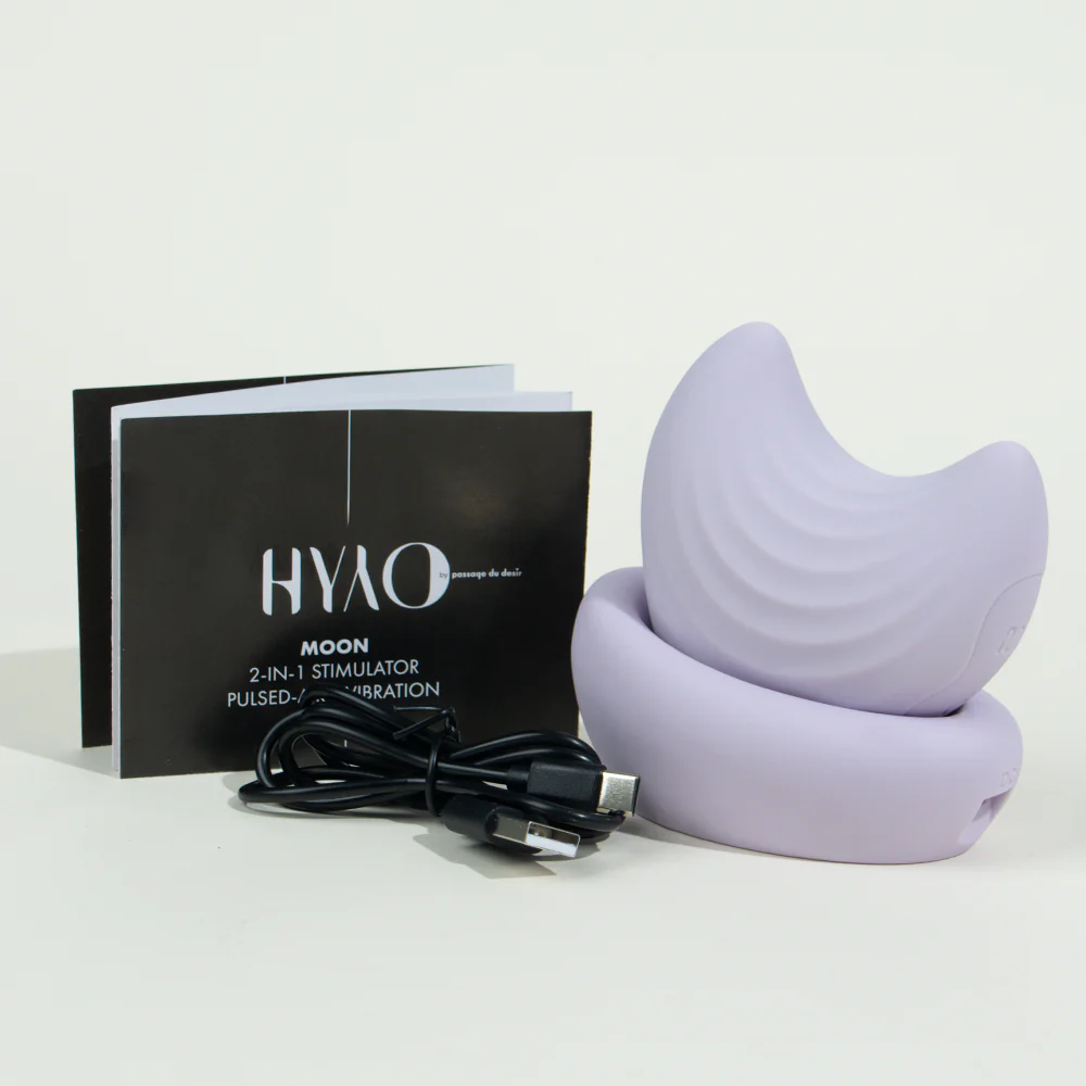 Moon Stimulateur 2-En-1 De Hyyo - Lilas - Image 5