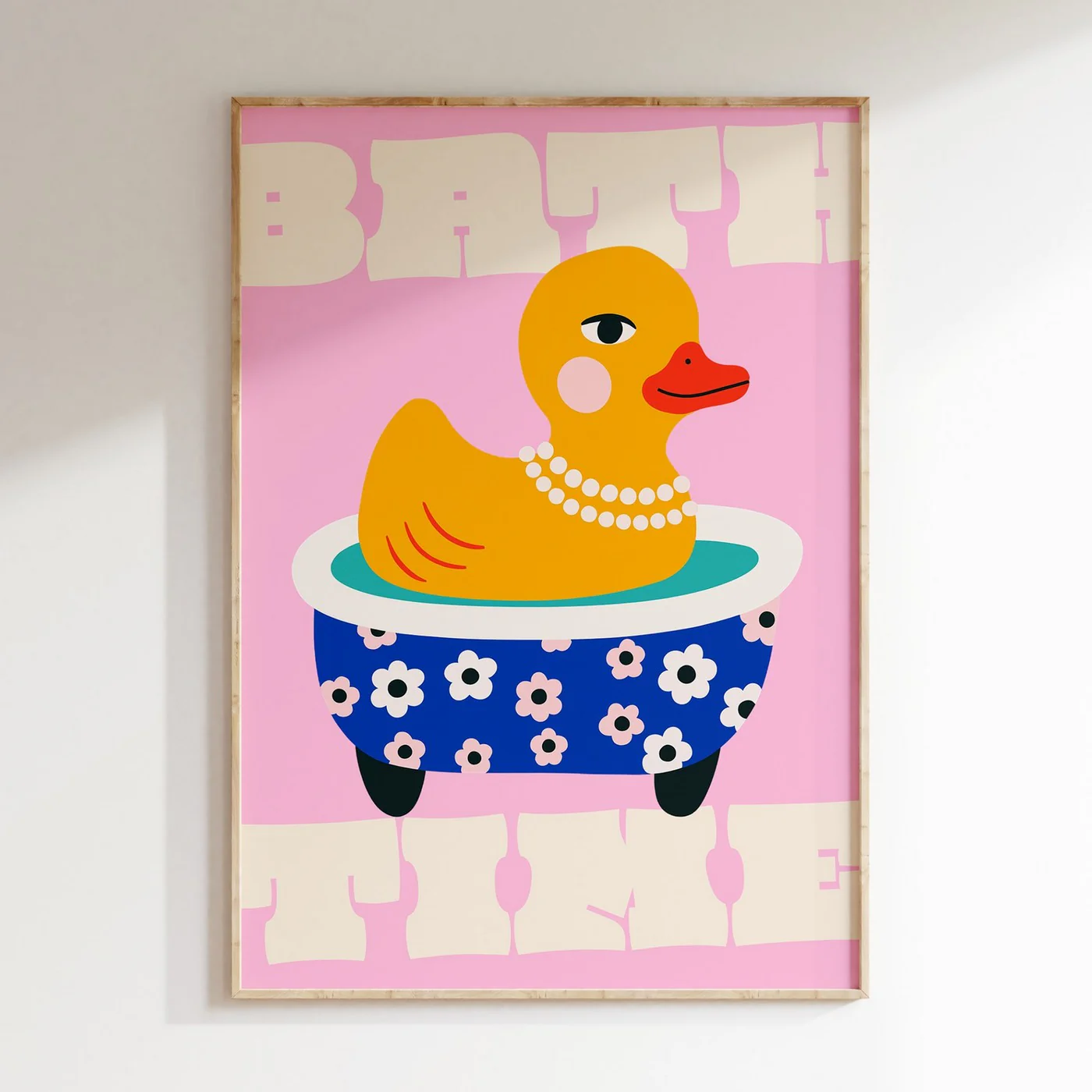 Affiche Shower Time - Rose - Image 2