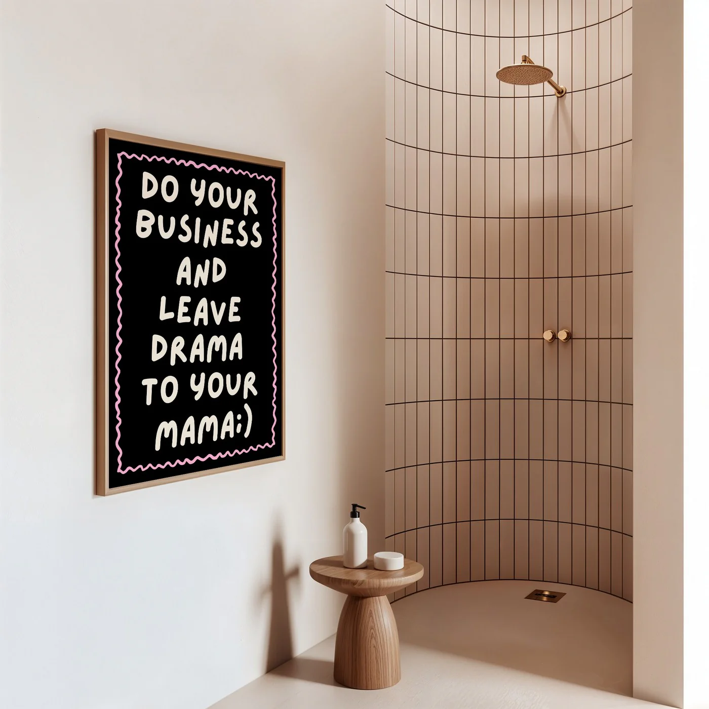 Affiche Leave Drama To Your Mama - Noir - Image 3