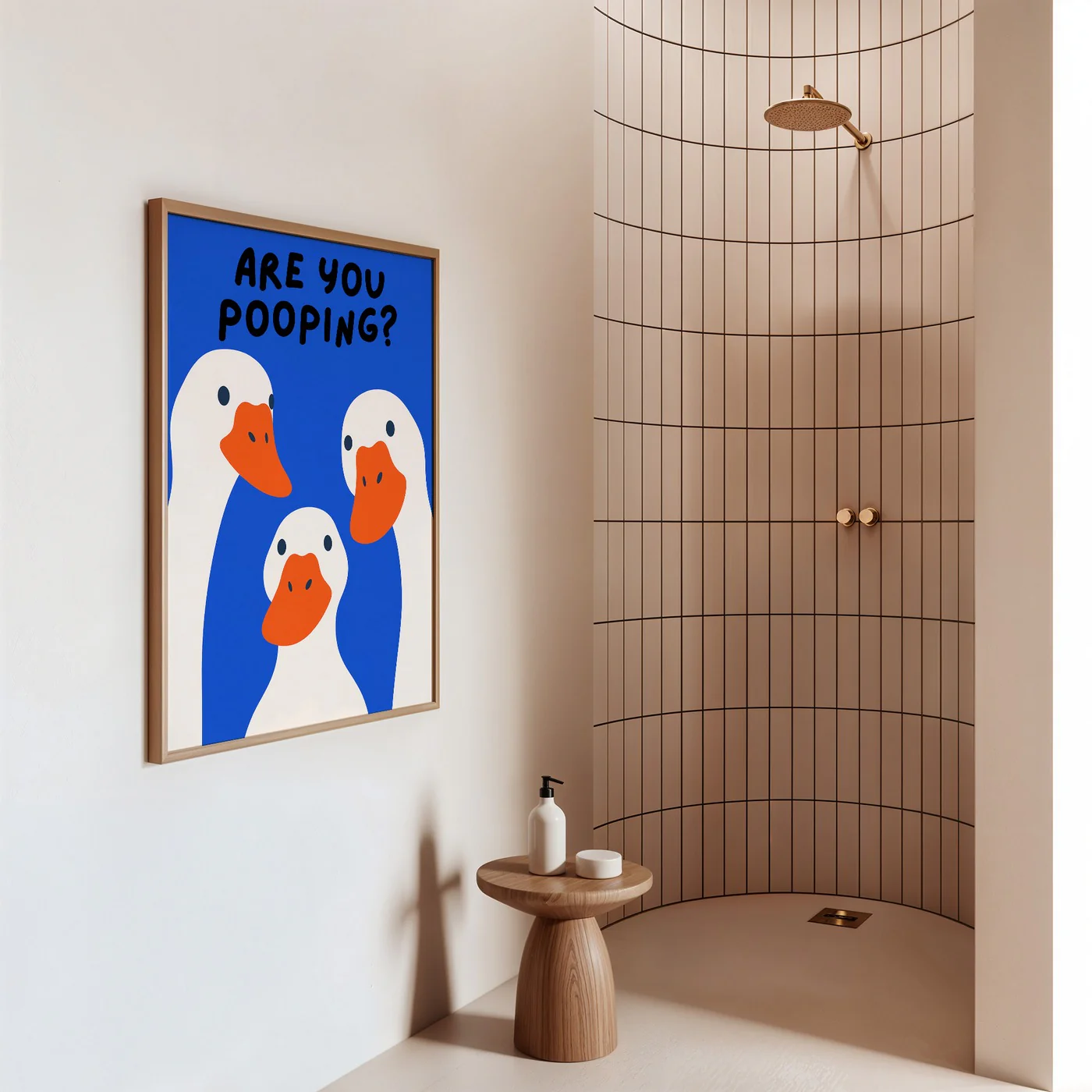 Affiche Are Yoi Pooping? - Blue - Image 3
