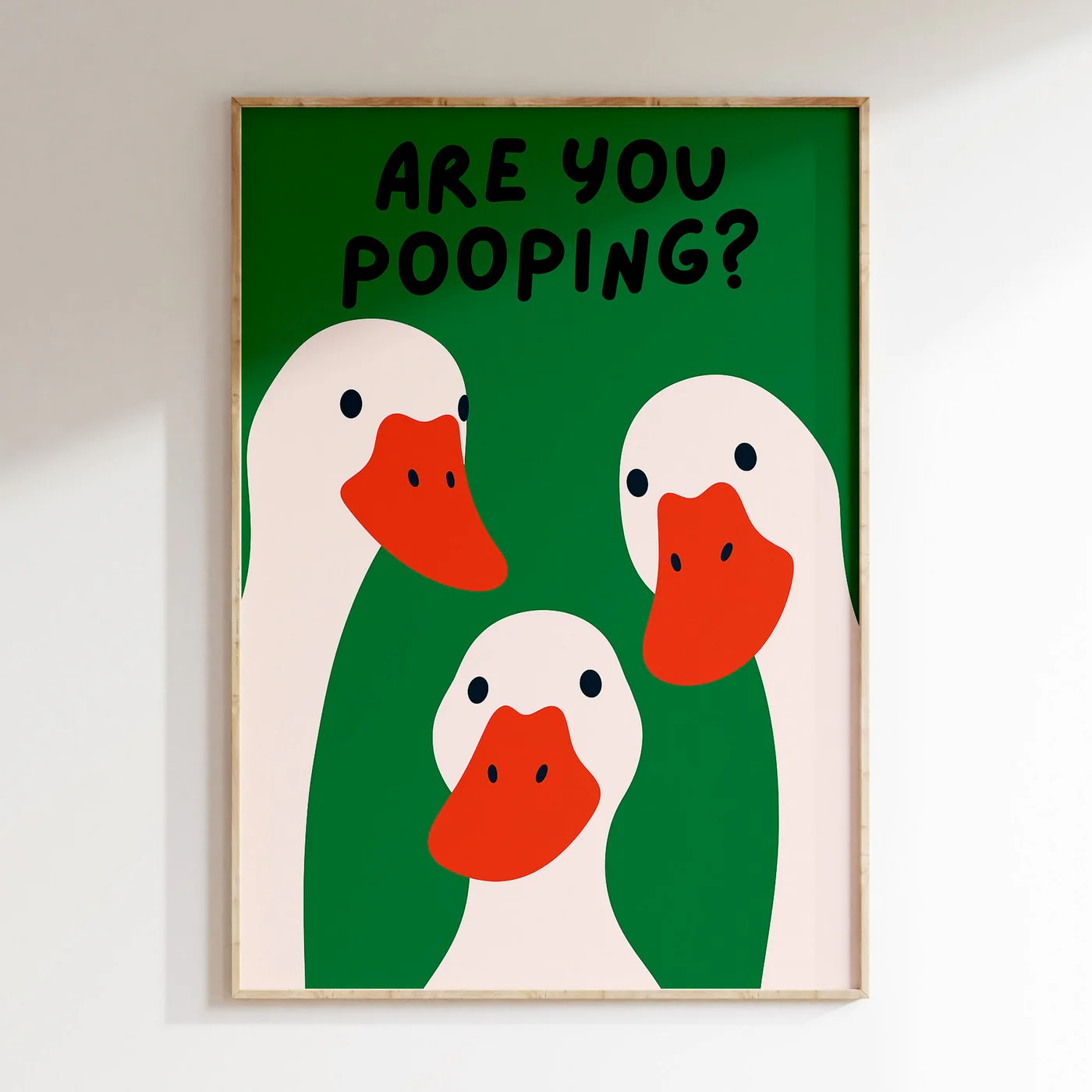 Affiche Are You Pooping? - Vert - Image 2