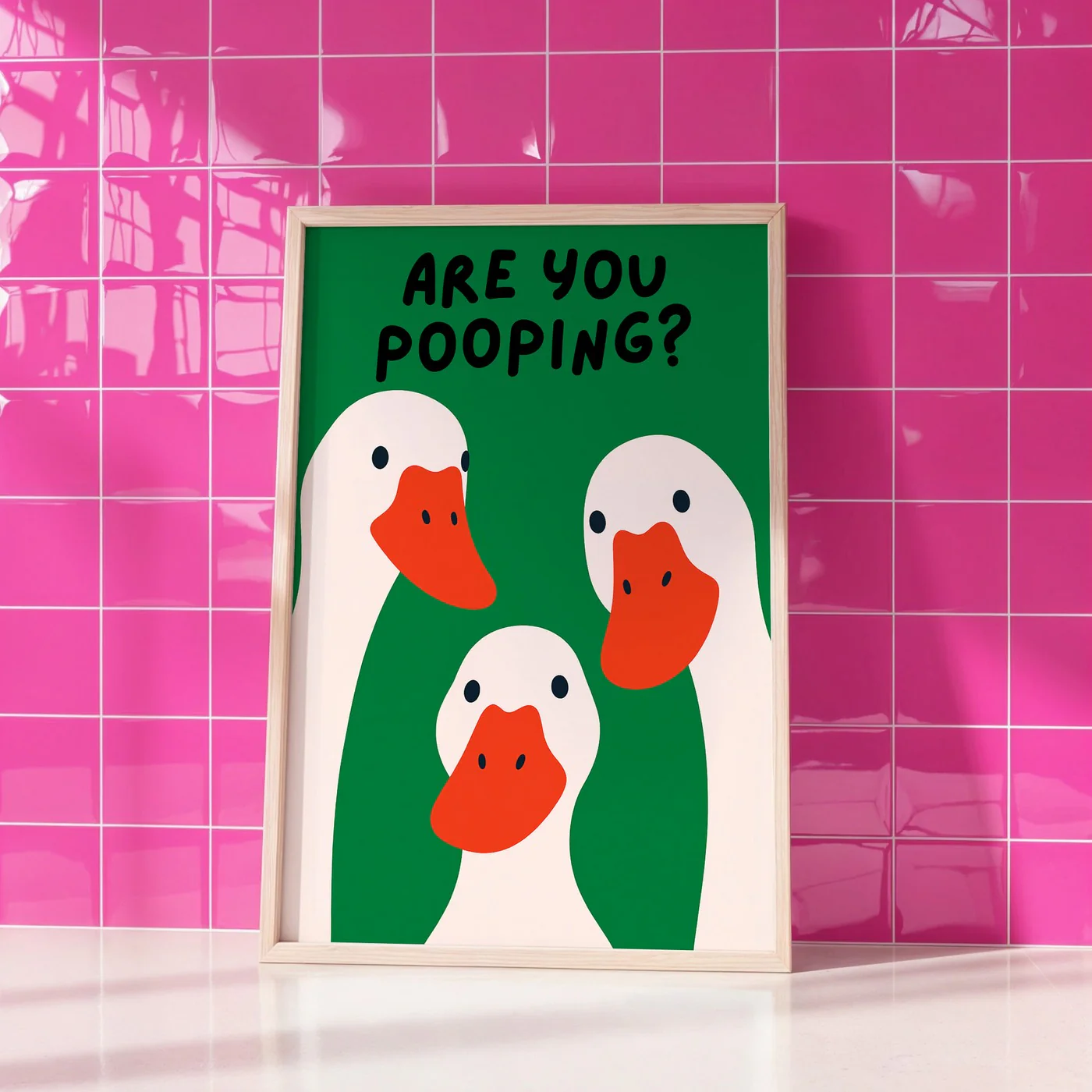 Affiche Are You Pooping? - Vert - Image 3