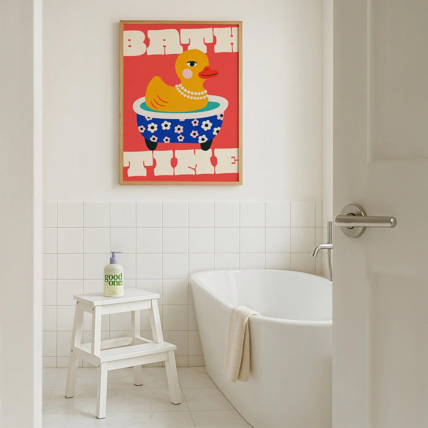 Affiche Shower Time - Rouge - Image 3