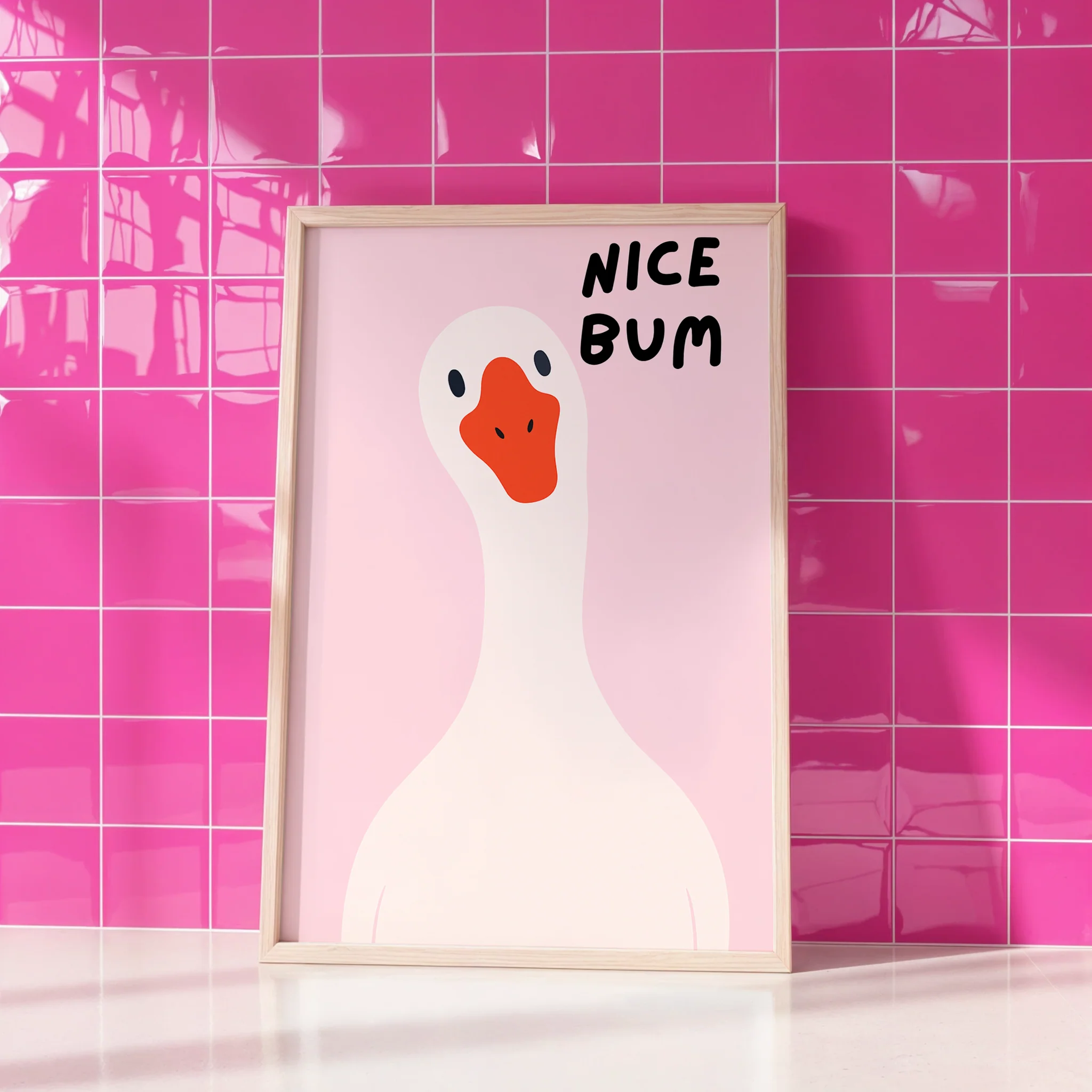 Affiche Nice Bum - Rose - Image 2