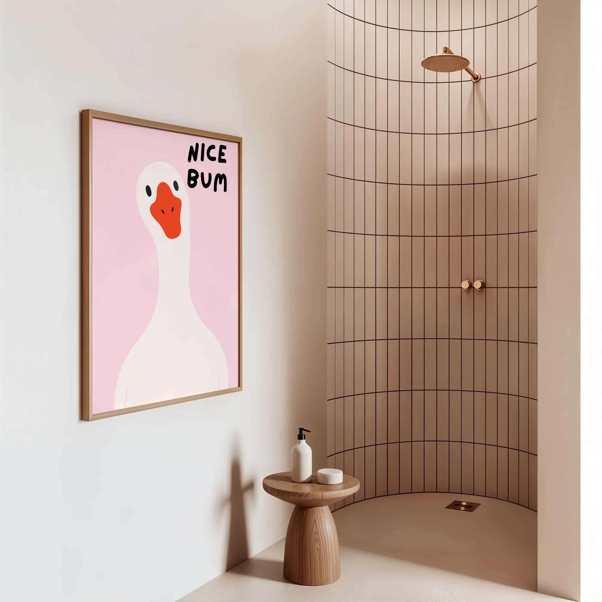 Affiche Nice Bum - Rose - Image 3