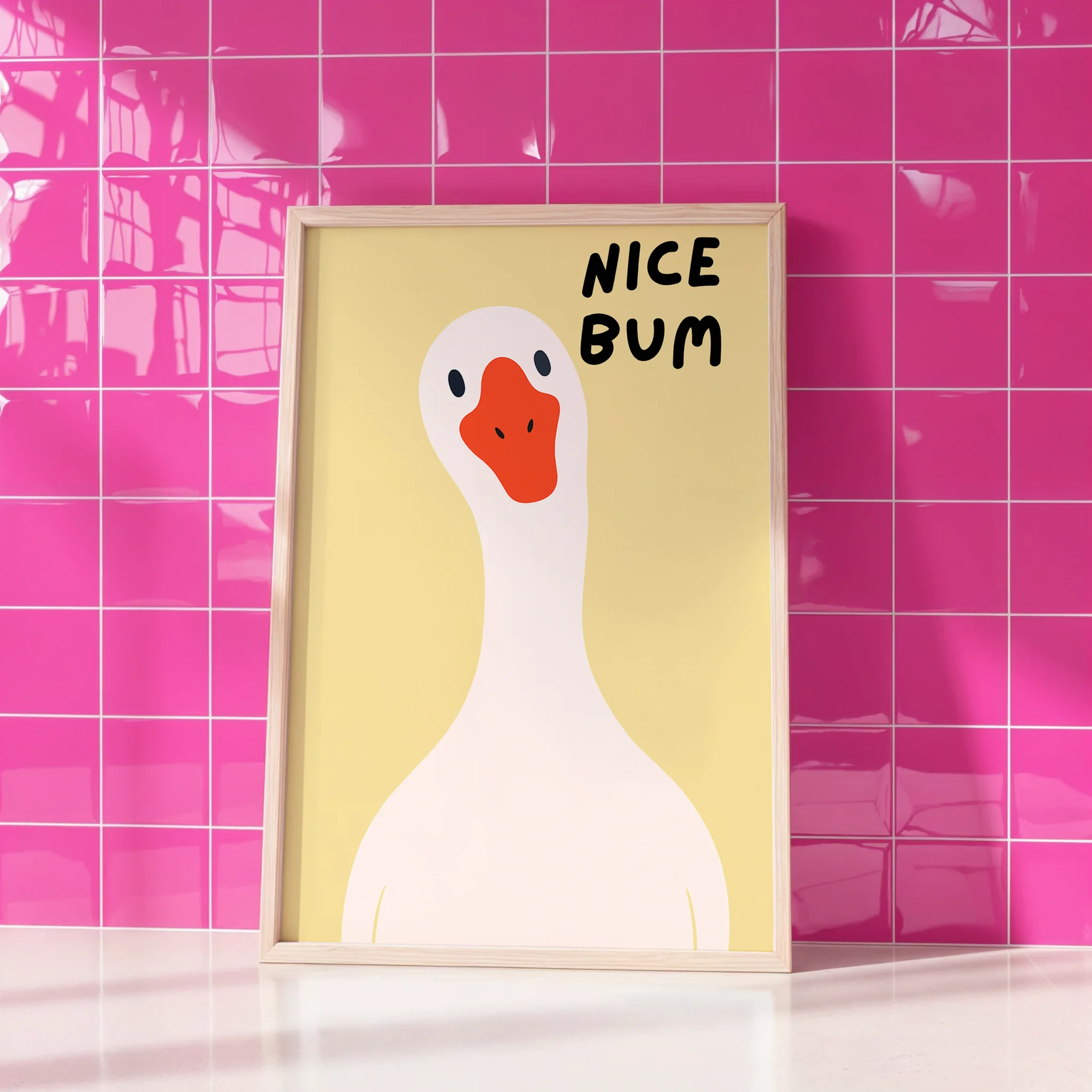 Affiche Nice Bum - Jaune - Image 2