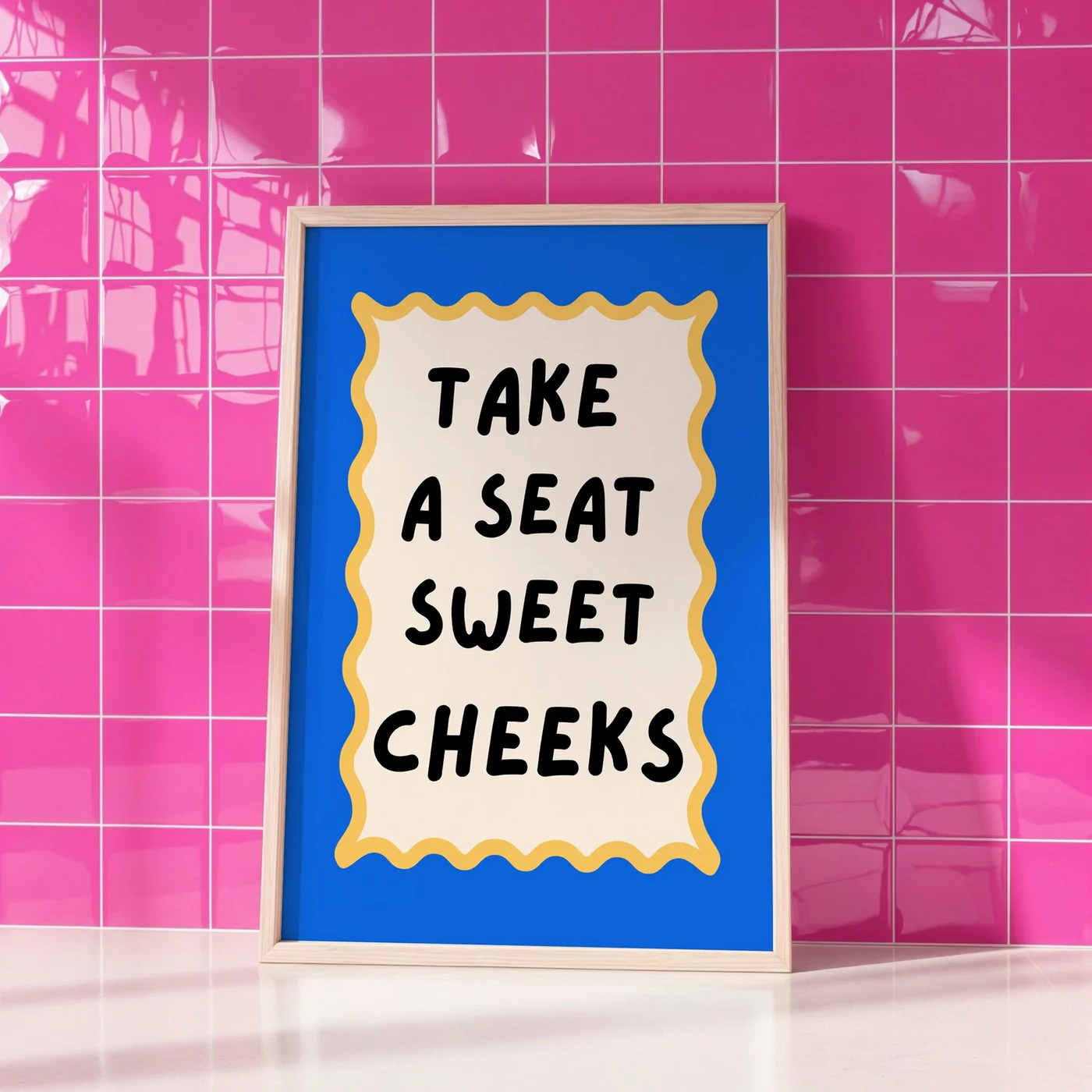 Affiche Take A Seat - Blue - Image 2