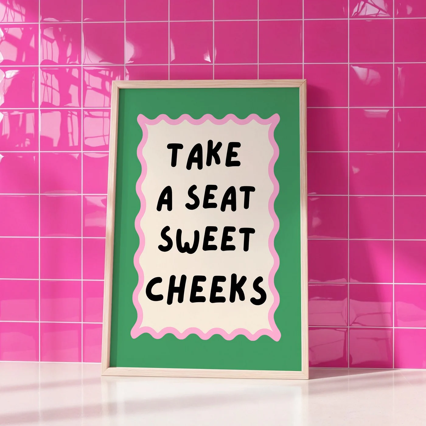Affiche Take A Seat - Vert - Image 2
