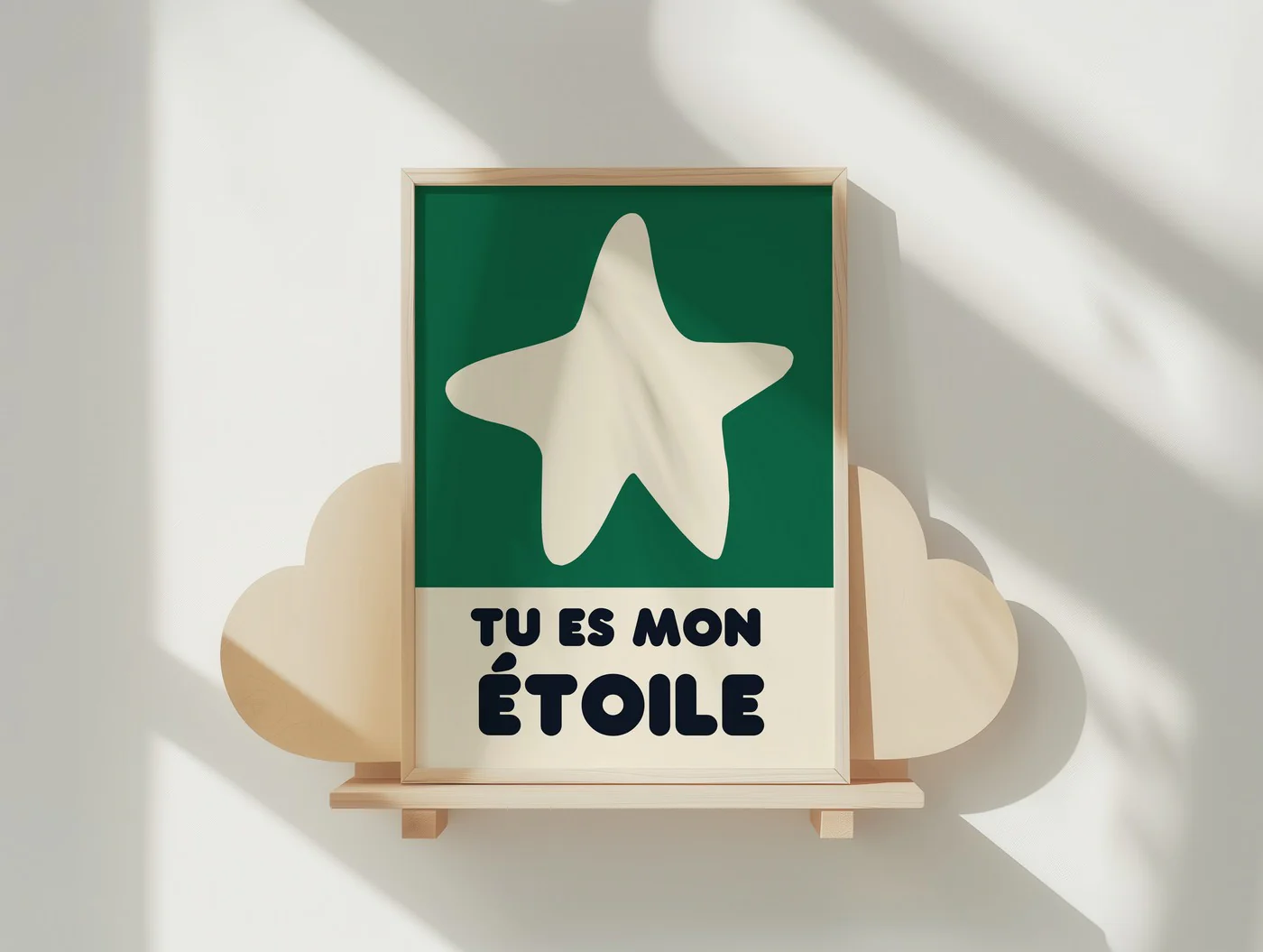 Affiche Kids Tu Es Mon Etoile - Vert - Image 3