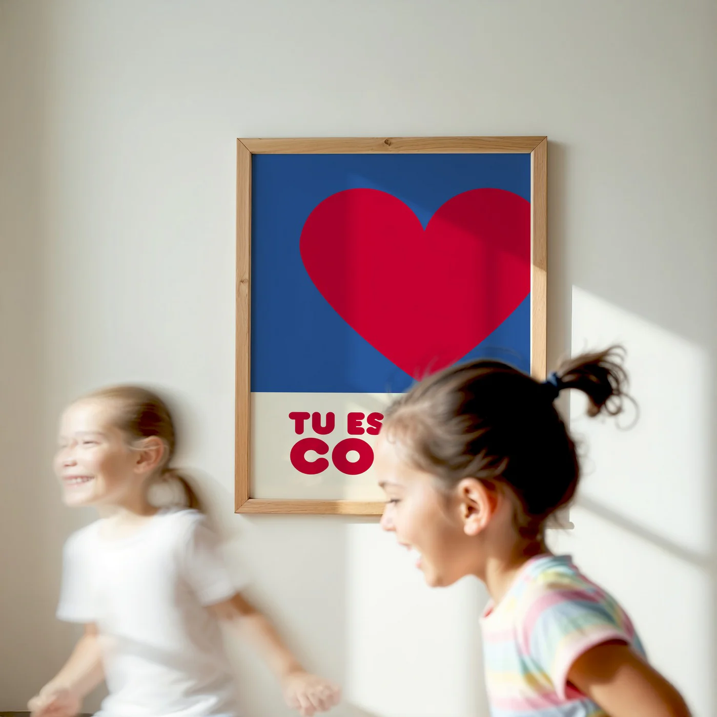 Affiche Kids Tu Es Mon Coeur - Blue - Image 2