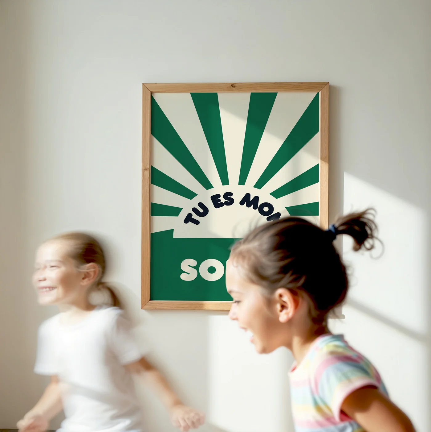 Affiche Kids Tu Es Mon Soleil - Vert - Image 3