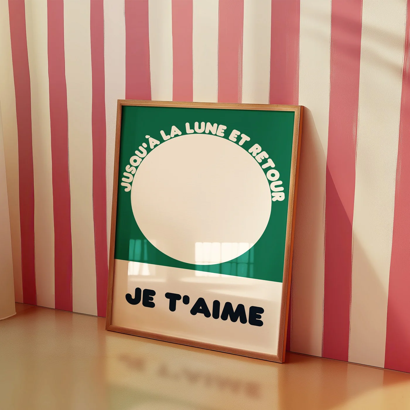 Affiche Kids Je T'Aime - Vert - Image 2