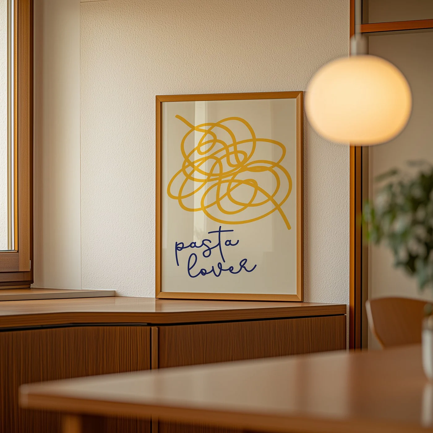 Affiche Pasta Lover - Jaune - Image 2