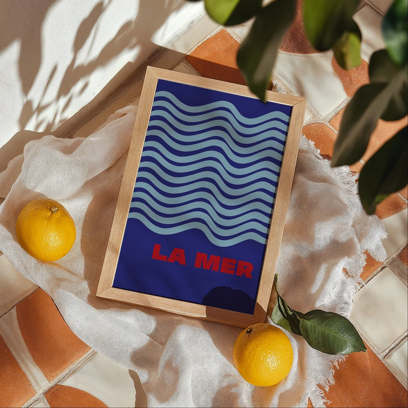 Affiche La Mer 1 - Blue - Image 2