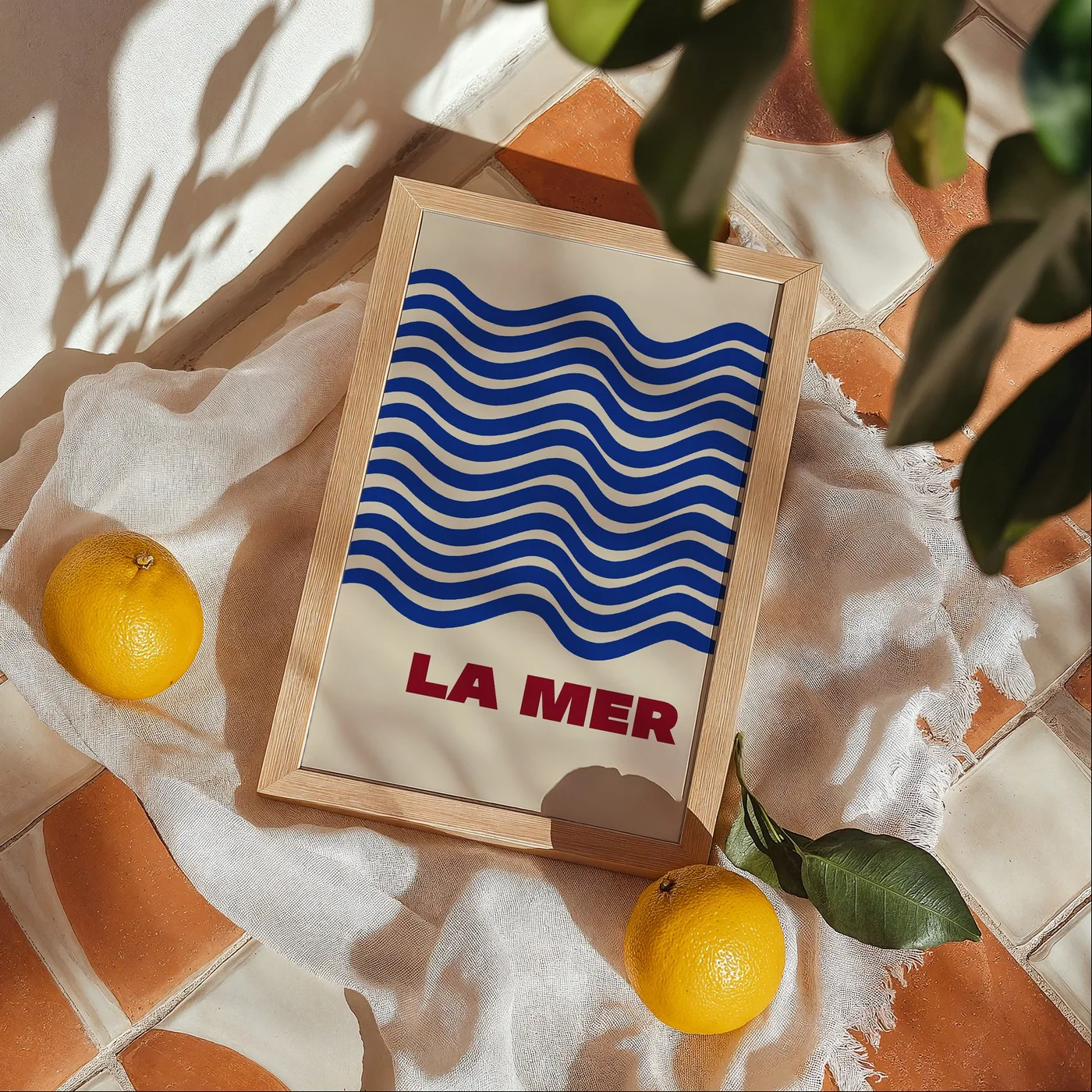 Affiche La Mer 1 - Blanc - Image 2