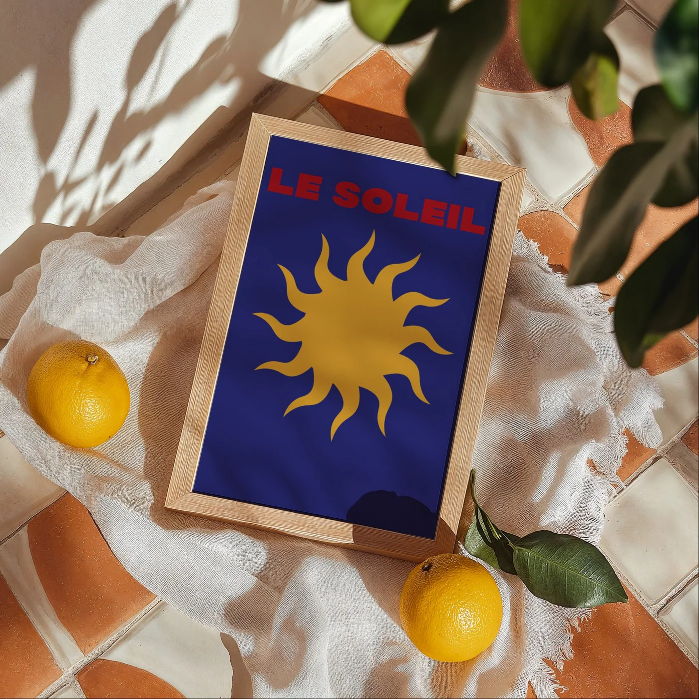 Affiche Soleil 1 - Blue - Image 2
