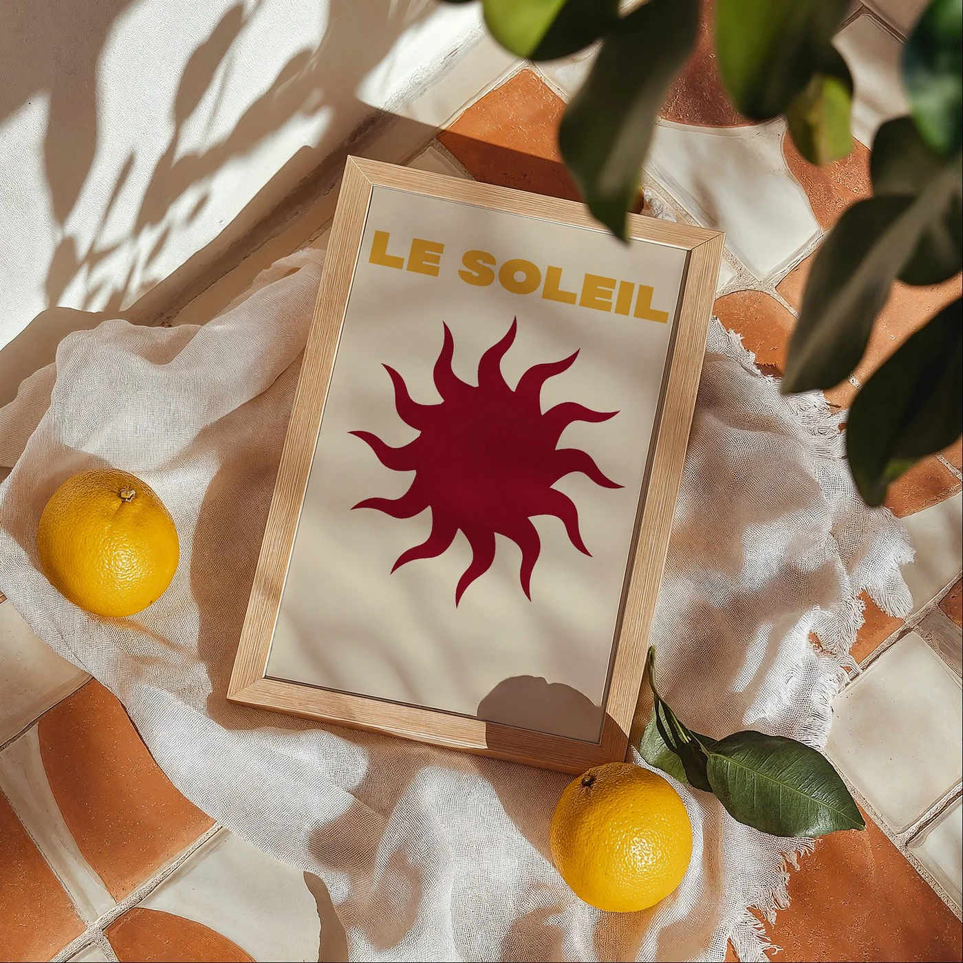 Affiche Soleil 1 - Blanc - Image 2