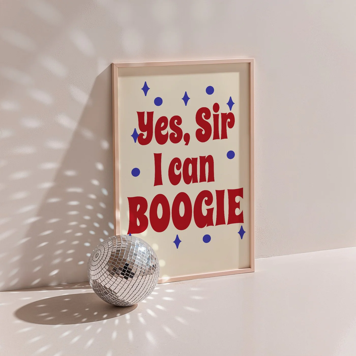 Affiche Yes Sir I Can Boogie - Blanc - Image 2