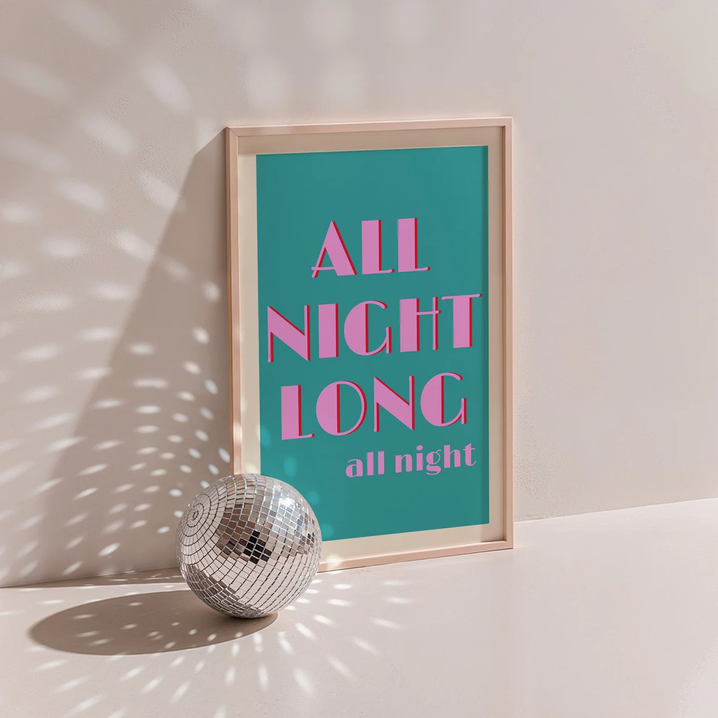 Affiche All Night Long - Blue - Image 2