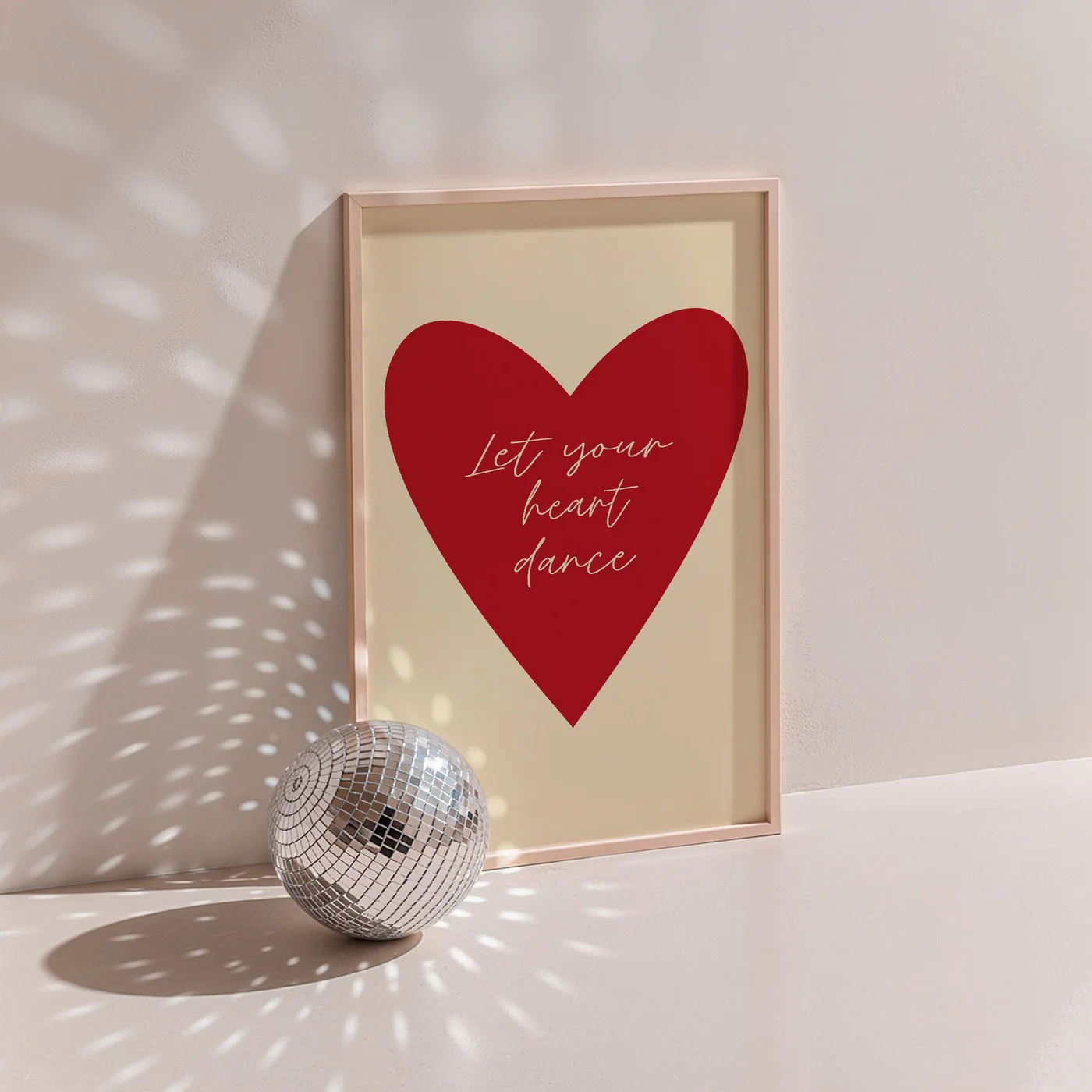 Affiche Let Your Heart Dance - Rouge - Image 2