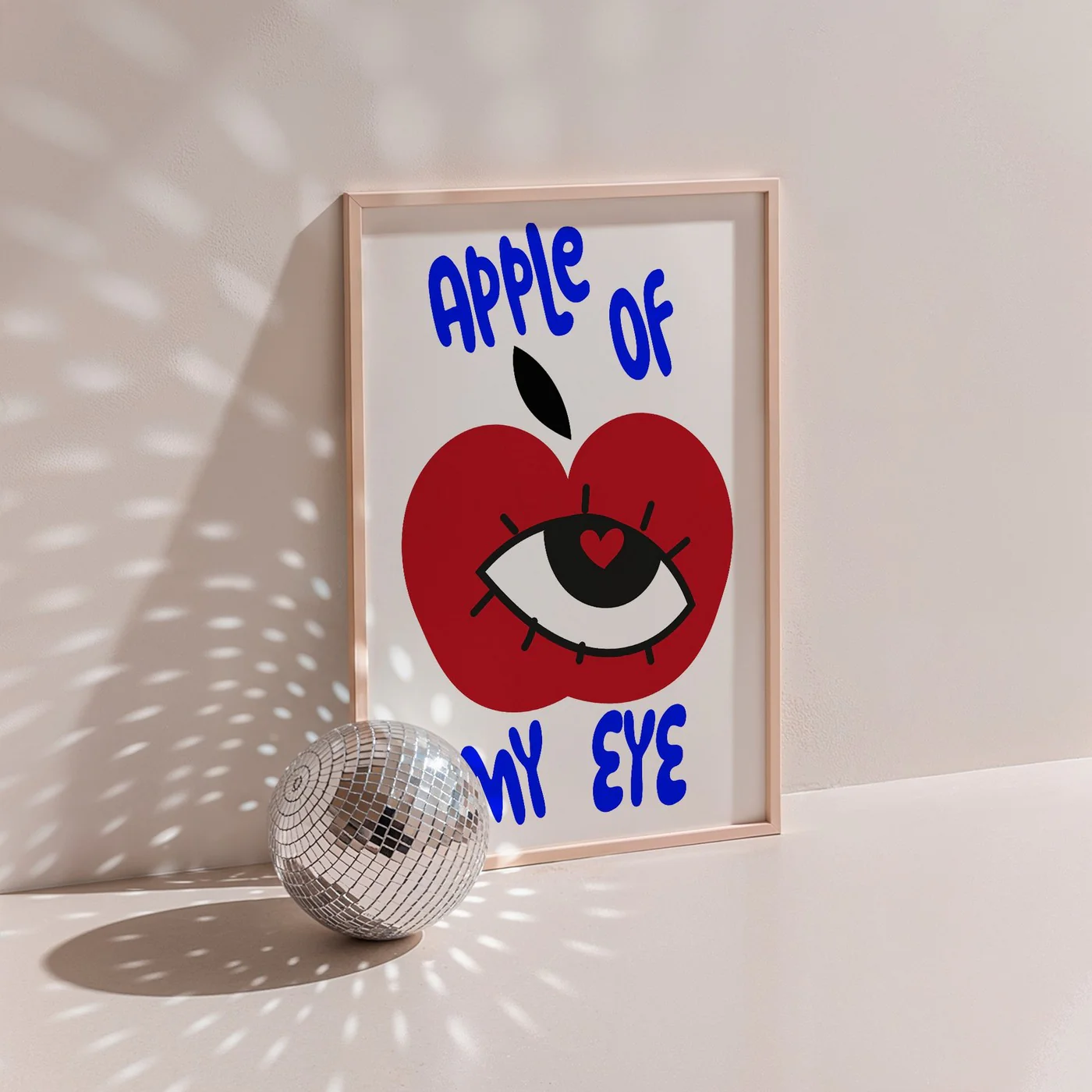 Affiche Apple Of White - Blanc - Image 2