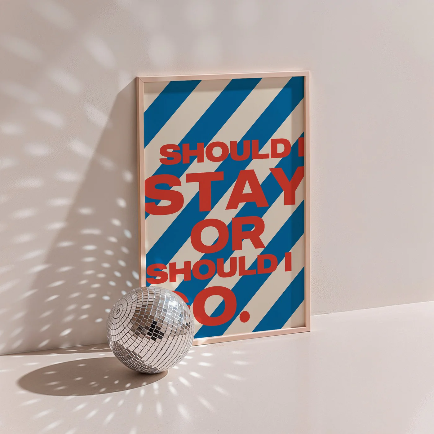Affiche Should I Stay - Blue - Image 2
