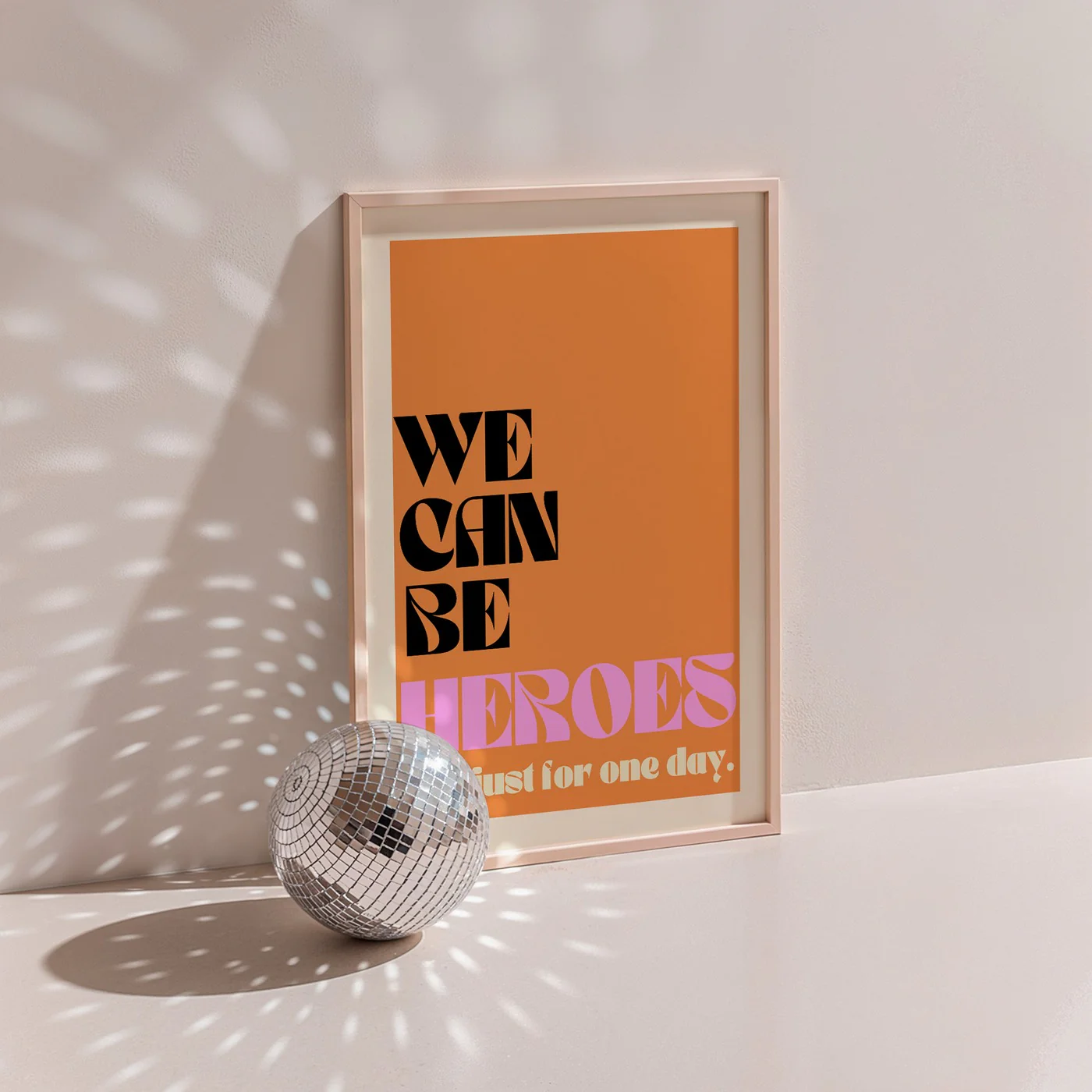 Affiche We Can Be Heroes - Orange - Image 2