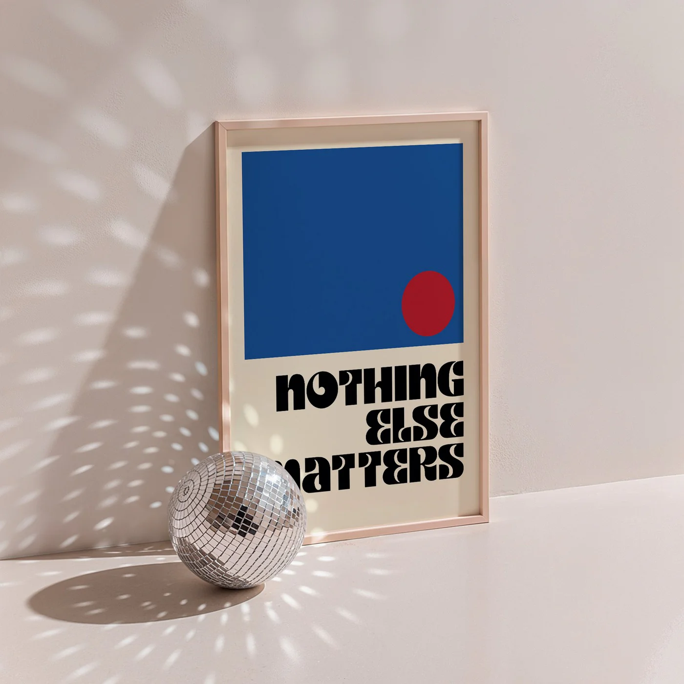 Affiche Nothing Else Matters - Bleu - Image 2