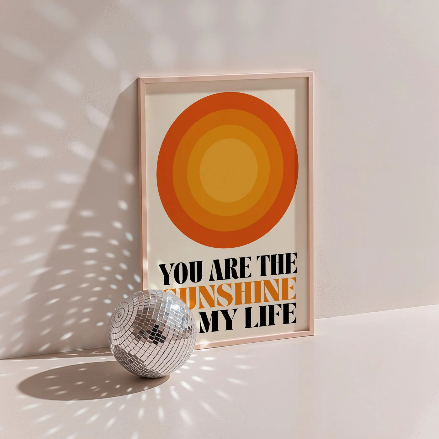 Affiche You Are The Sunshine Of My Life - Jaune - Image 2