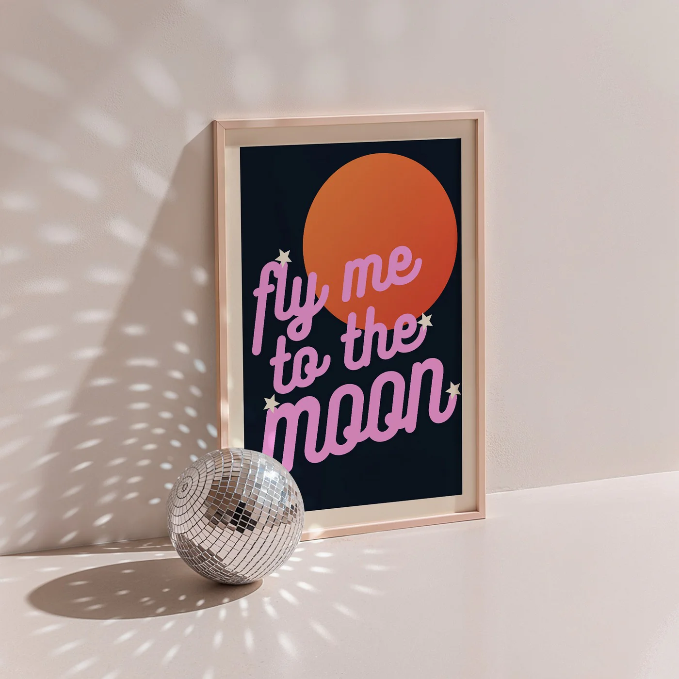Affiche Fly Me To The Moon - Noire - Image 2