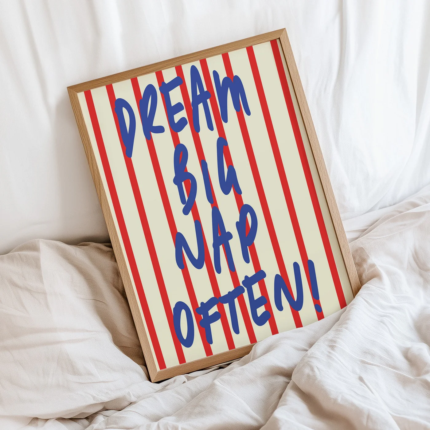 Affiche Dream Big Nap Often - Blue - Image 2