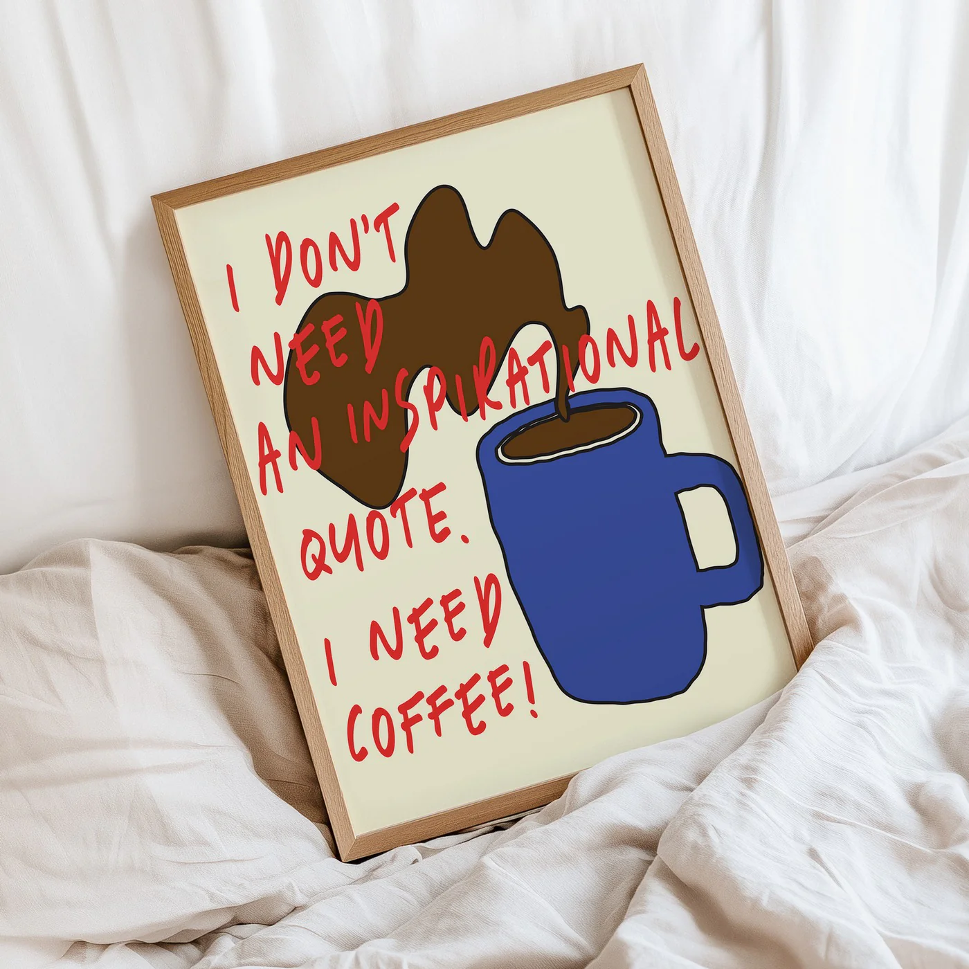 Affiche I Need Coffee - Multi - Image 2