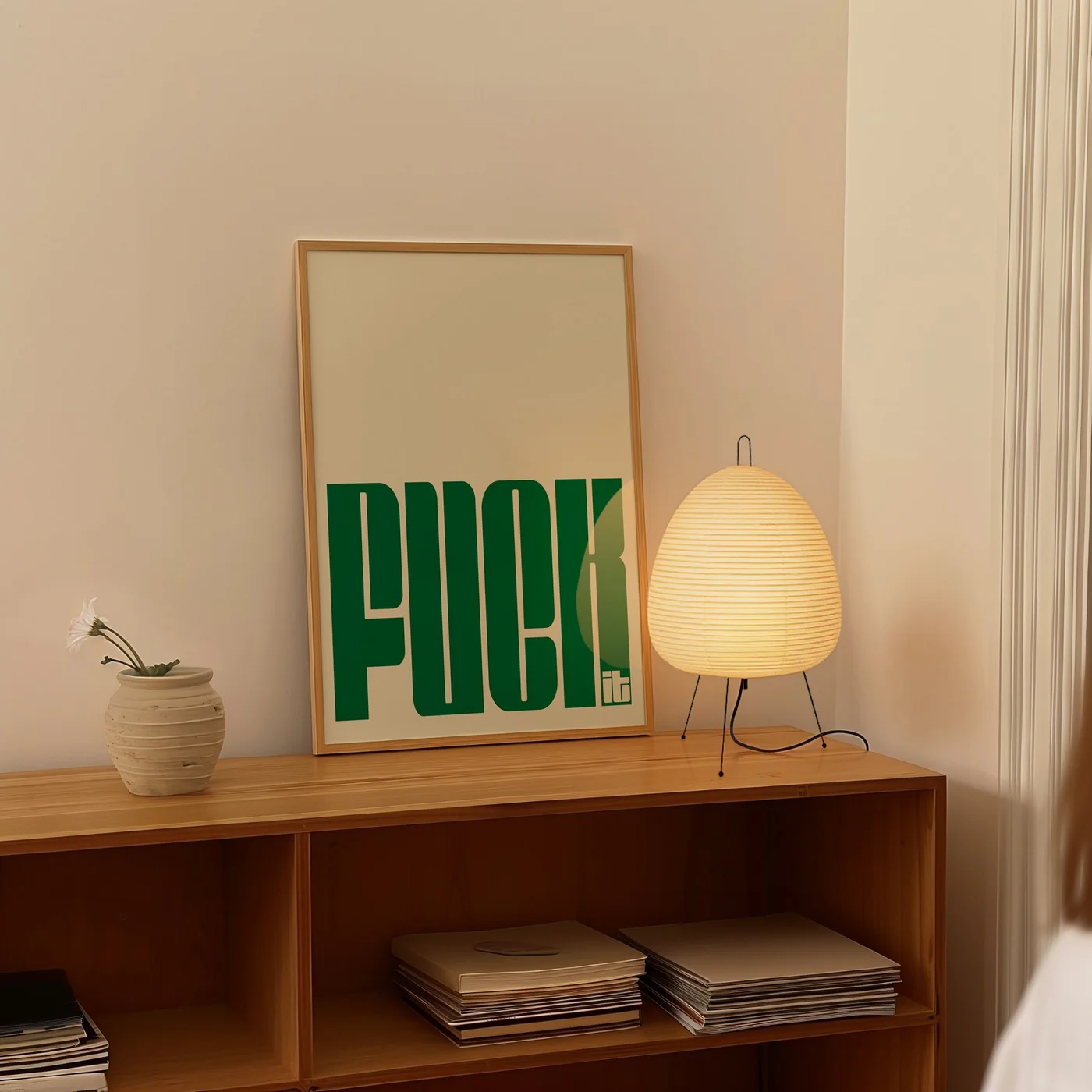 Affiche Fuck It - Vert - Image 2