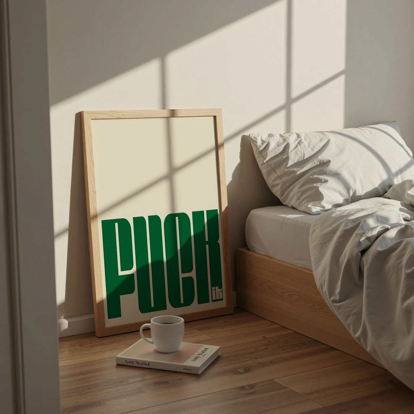 Affiche Fuck It - Vert - Image 3