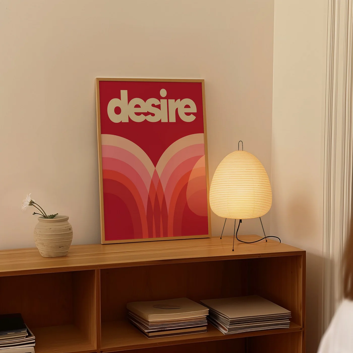 Affiche Desire Rouge - Rouge - Image 2