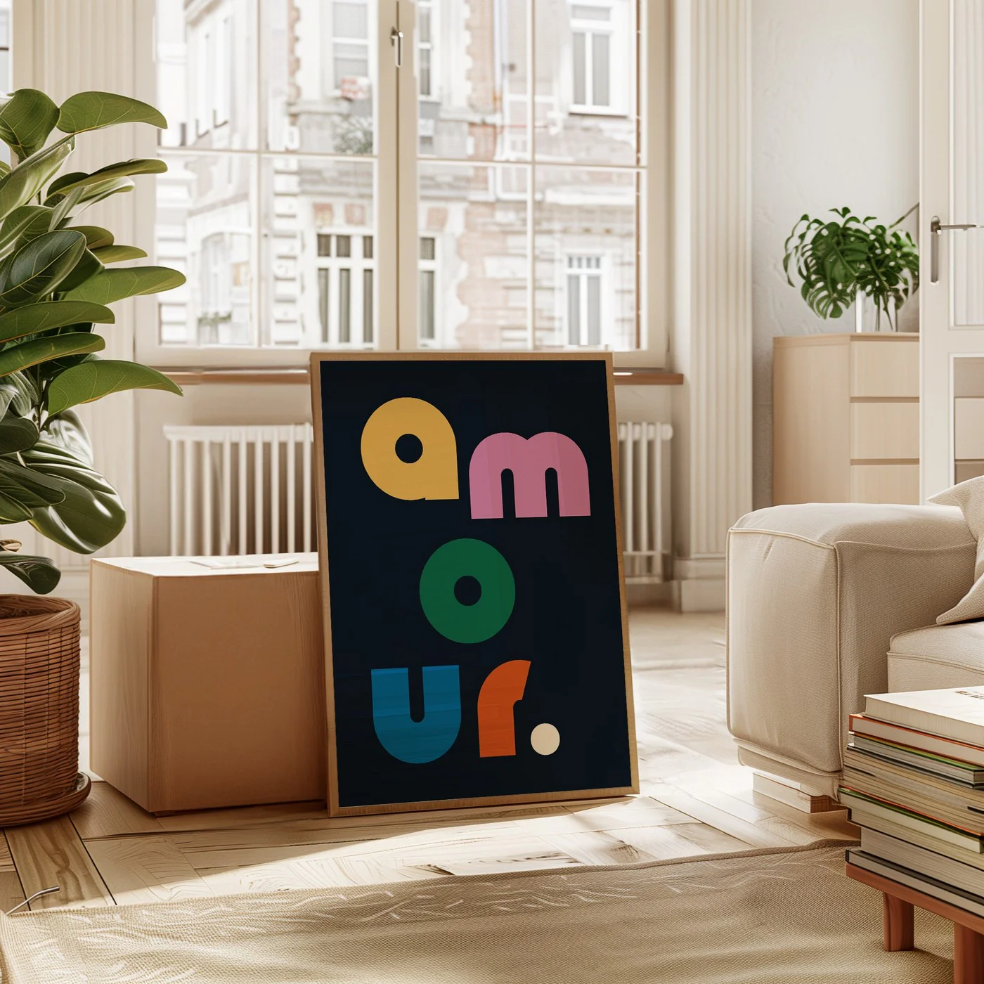 Affiche Amour Multi Noir - Multi - Image 2