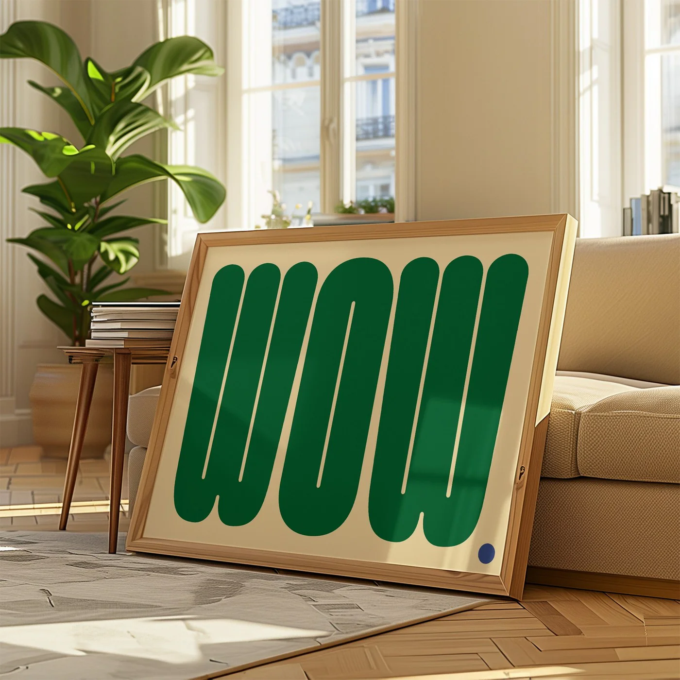 Affiche Wow - Vert - Image 2
