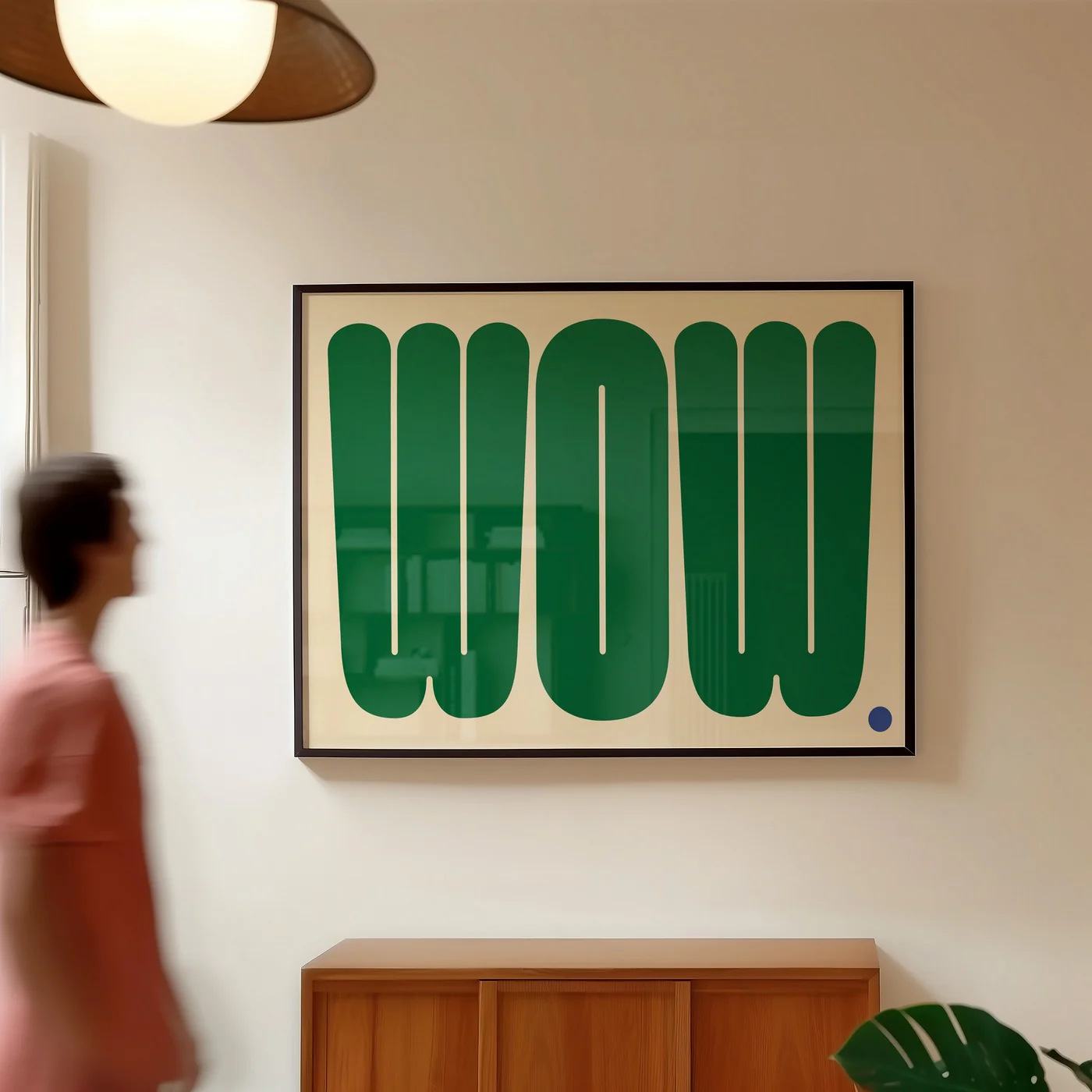 Affiche Wow - Vert - Image 3